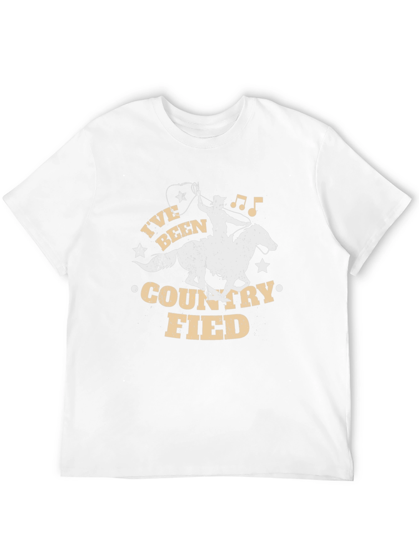 Countryfied T-Shirt - Cowboy on Horse Design