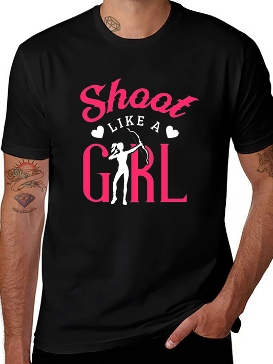 Shoot Like A Girl Graphic Tee - Archery T-Shirt