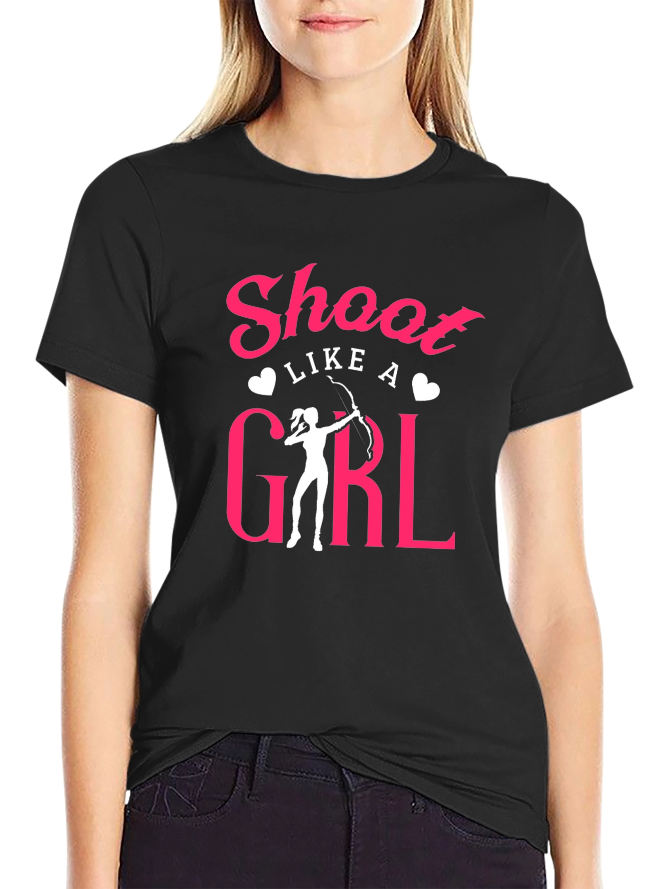 Shoot Like A Girl Graphic Tee - Archery T-Shirt