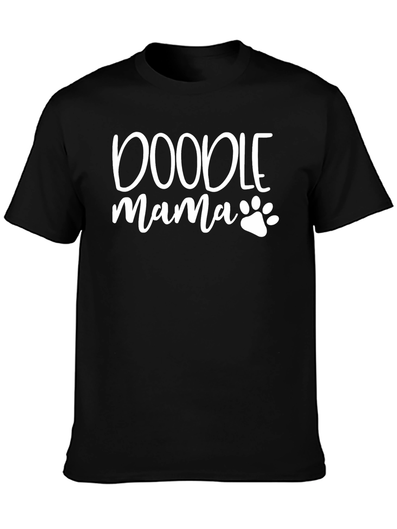 Doodle Mama Black Graphic Tee