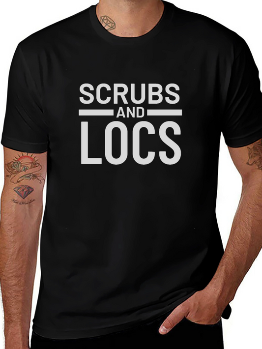 Scrubs & Locs Graphic Tee - Unisex Cotton Blend