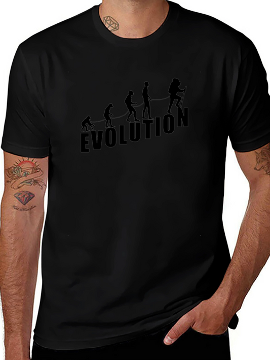 Evolution T-Shirt - Black Graphic Tee