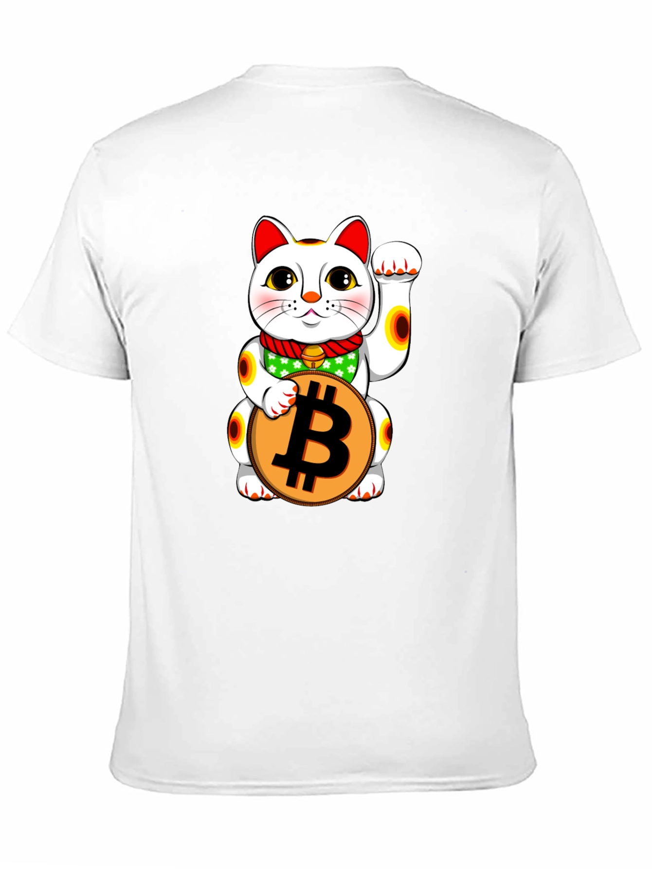 Lucky Bitcoin Cat T-Shirt - Crypto Tee