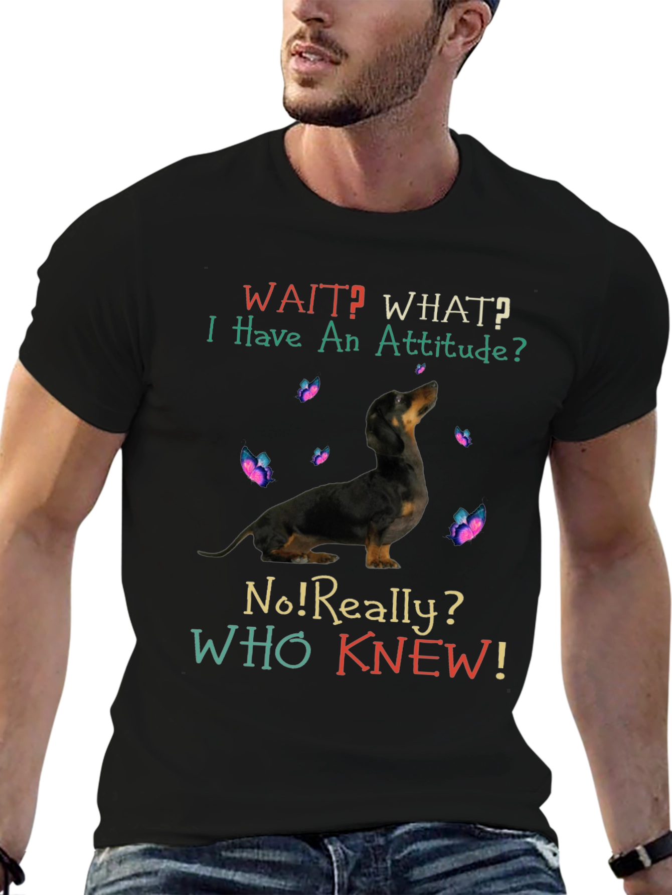 Dog Attitude T-Shirt: Funny Graphic Tee