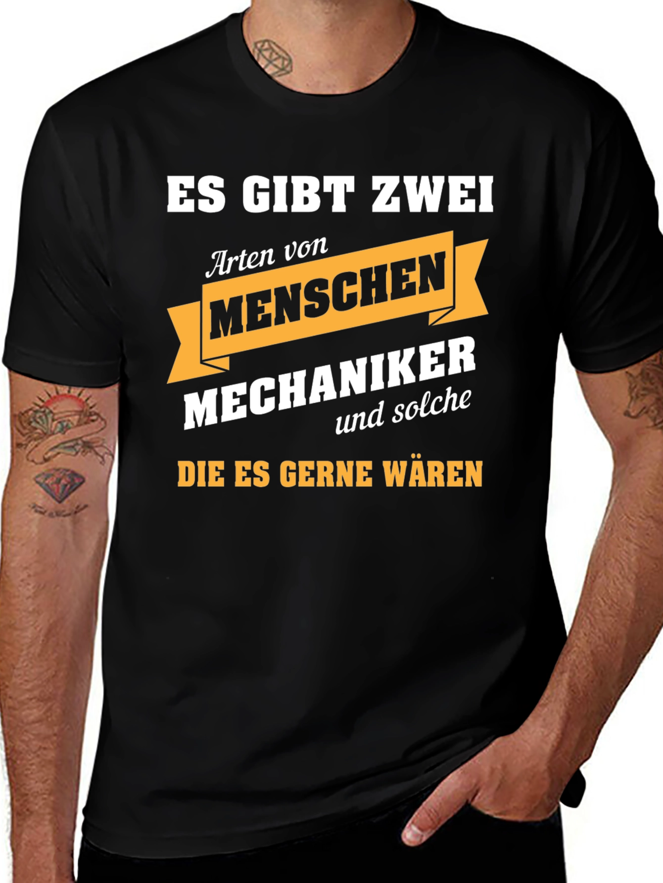 Mechaniker T-Shirt: ES GIBT ZWEI Arten