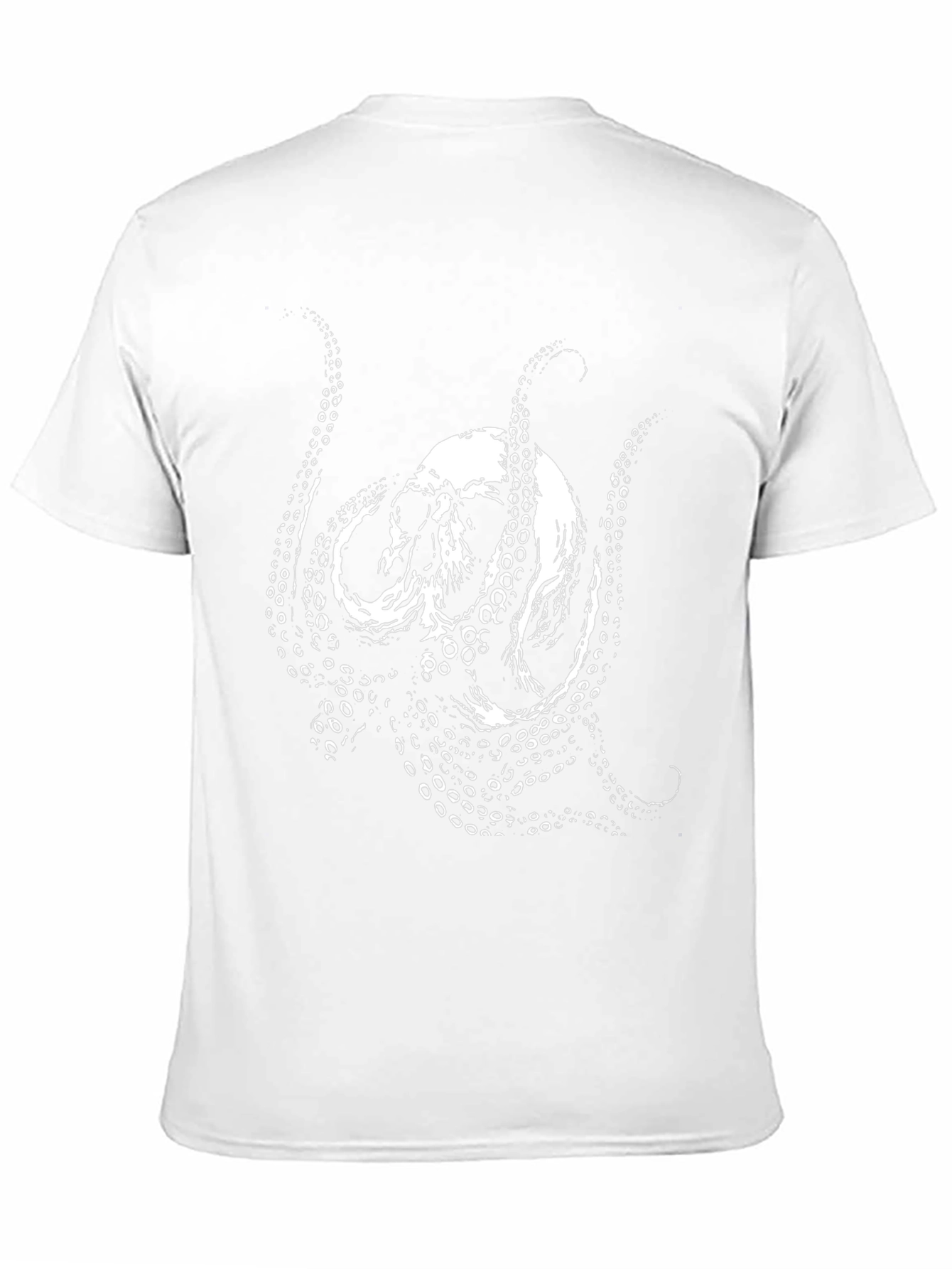 Skull Octopus Graphic Tee - Mens Black T-Shirt
