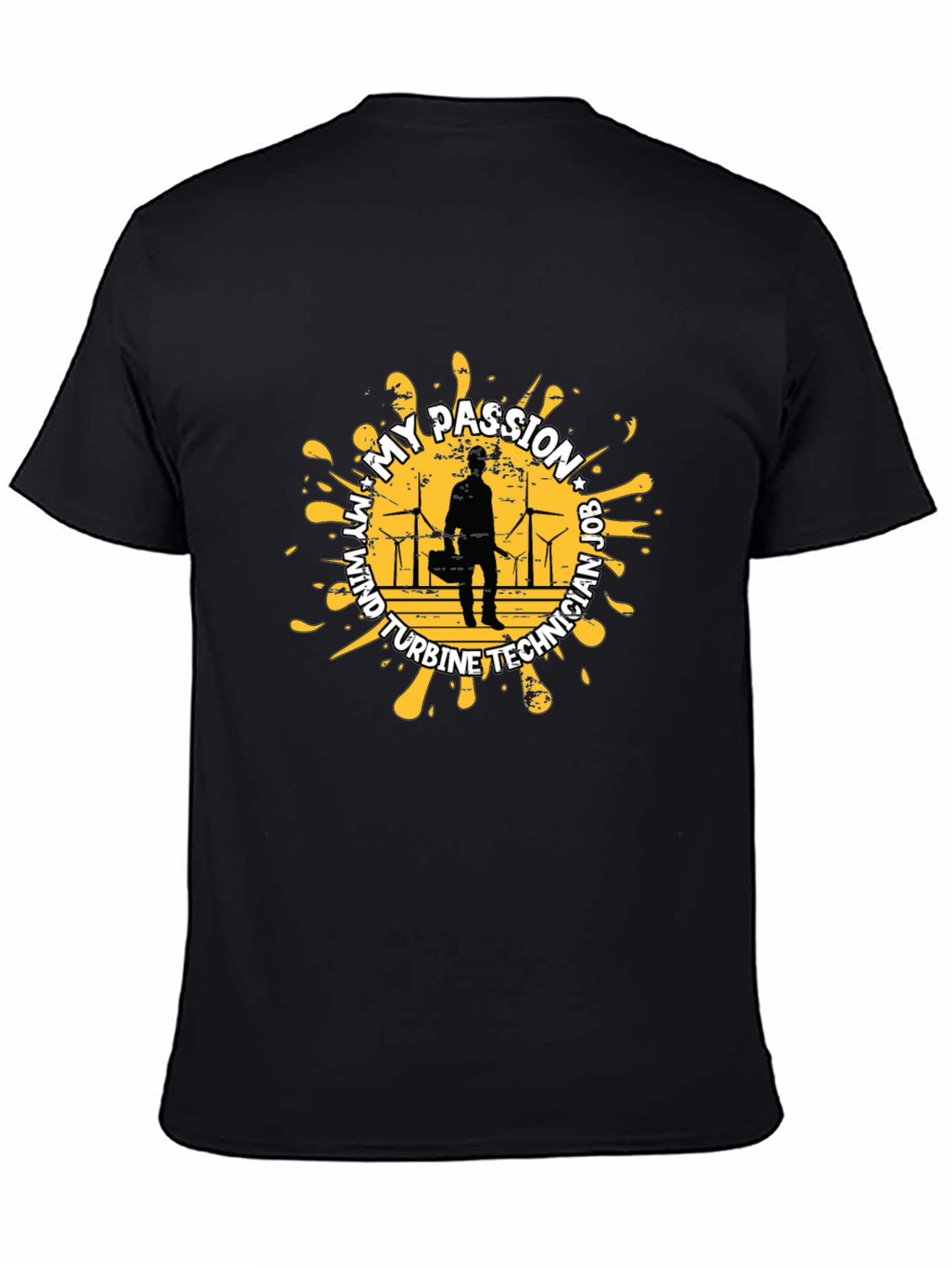 Wind Turbine Technician Job T-Shirt