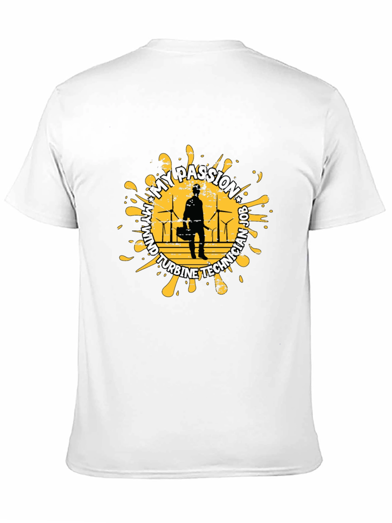 Wind Turbine Technician Job T-Shirt