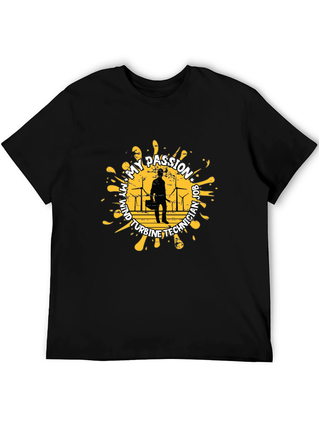 Wind Turbine Technician Job T-Shirt
