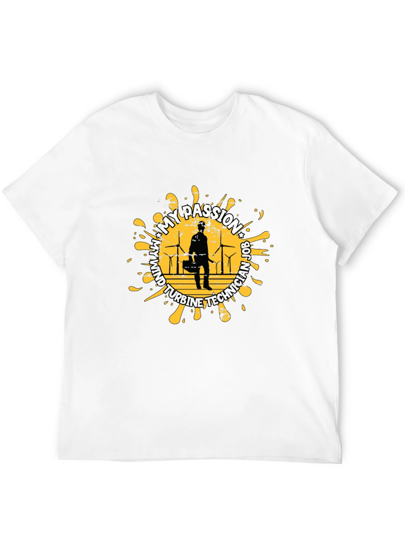 Wind Turbine Technician Job T-Shirt