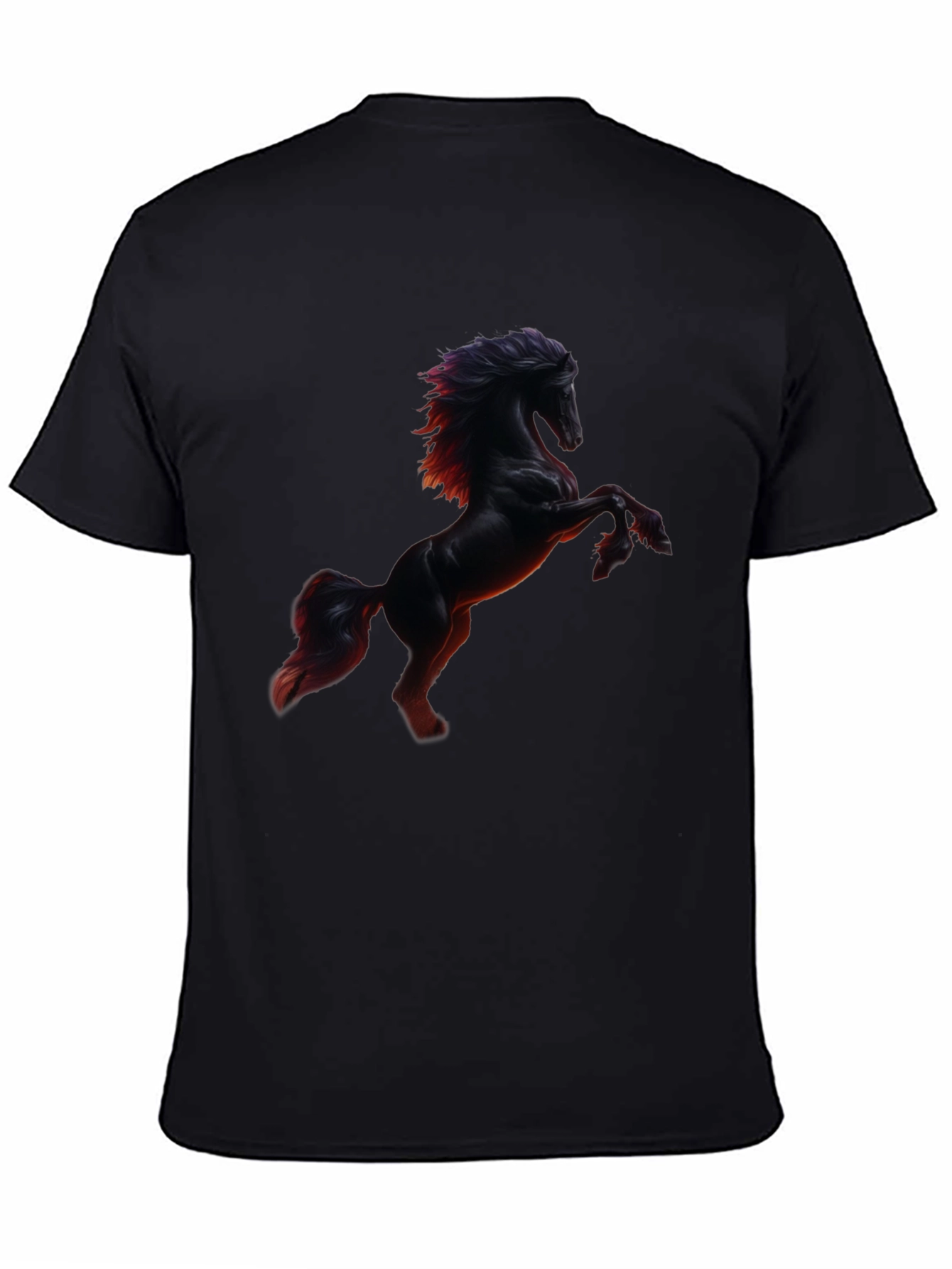 Horse Graphic Black T-Shirt