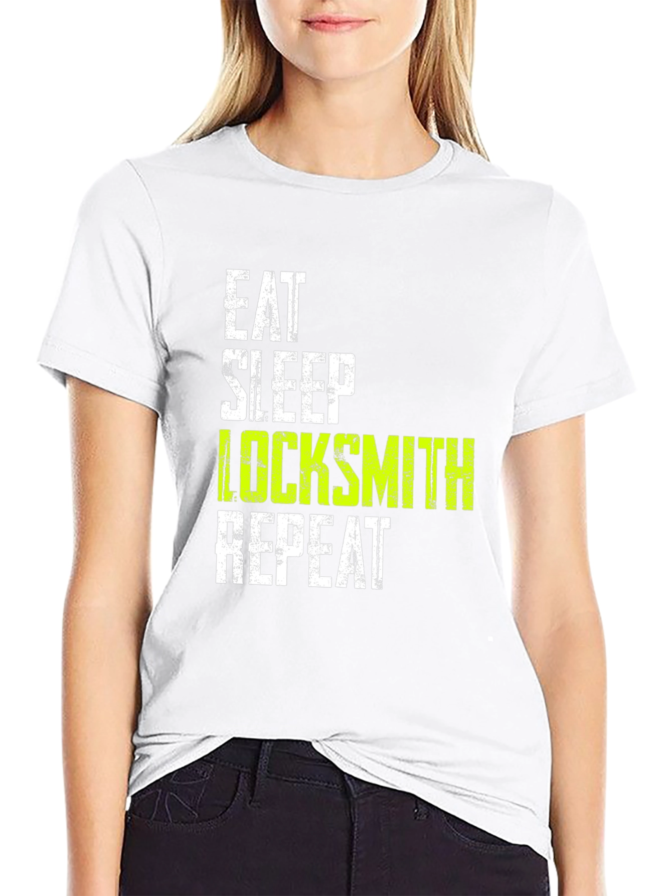 Eat Sleep Locksmith Repeat Graphic Tee