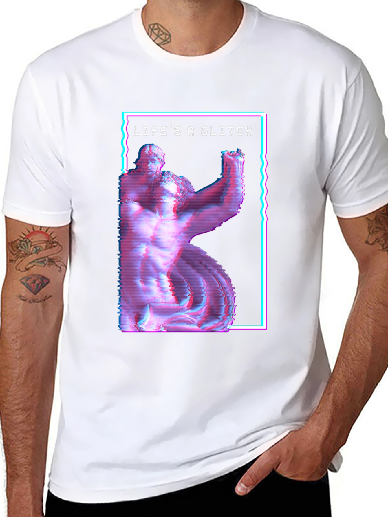 Lifes A Glitch T-Shirt - Vaporwave Aesthetic