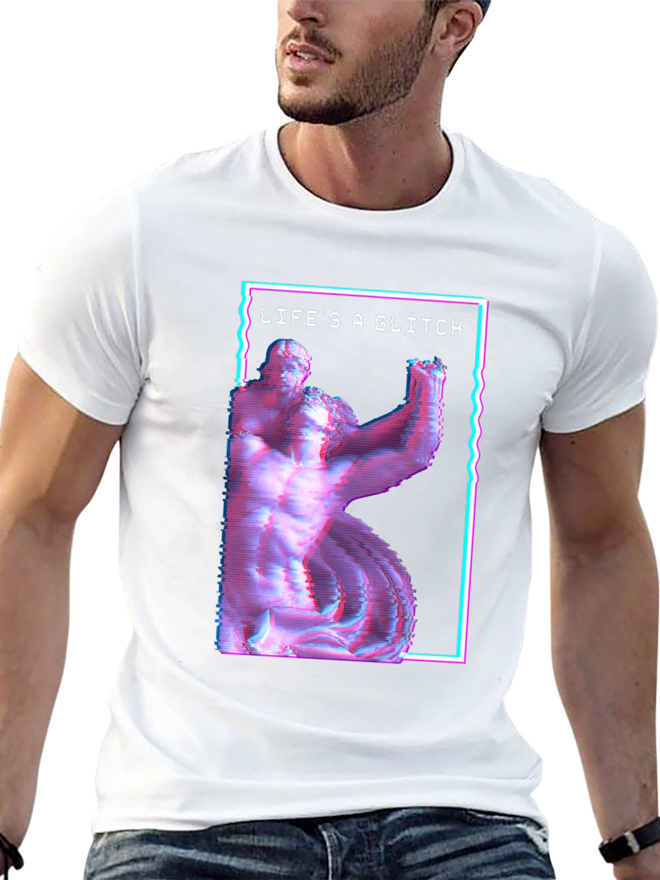 Lifes A Glitch T-Shirt - Vaporwave Aesthetic