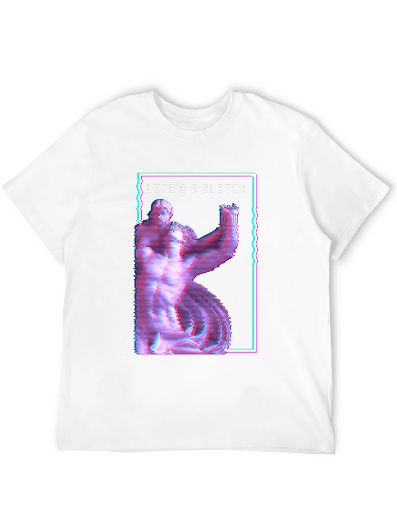 Lifes A Glitch T-Shirt - Vaporwave Aesthetic