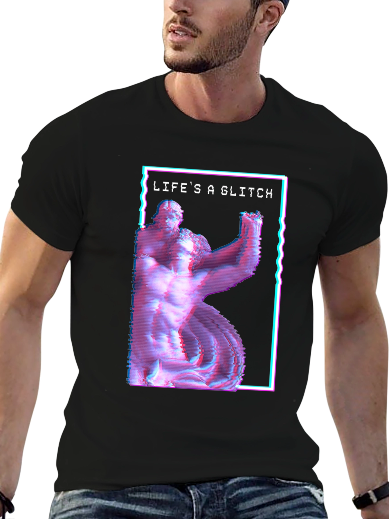 Lifes A Glitch T-Shirt - Vaporwave Aesthetic