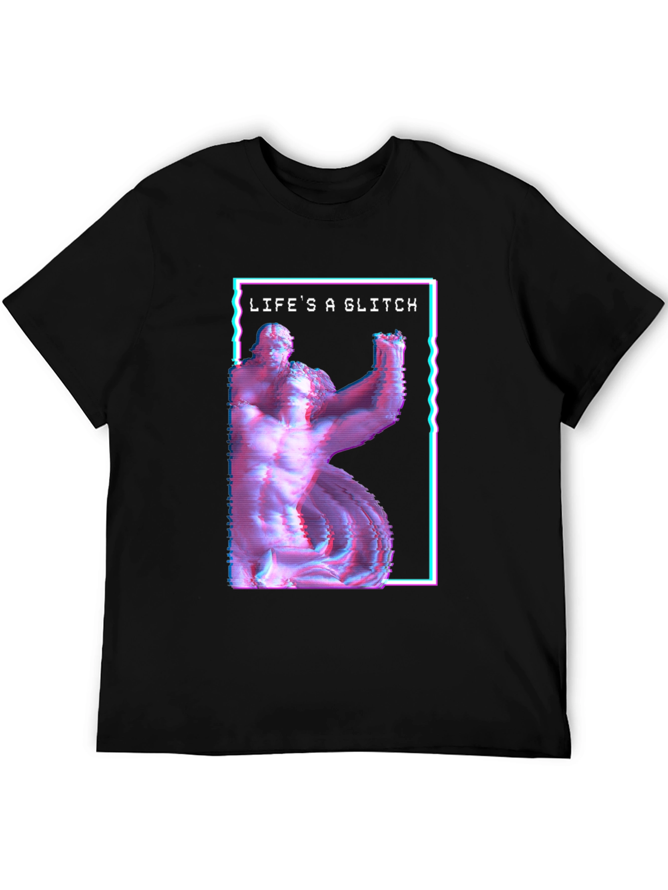 Lifes A Glitch T-Shirt - Vaporwave Aesthetic