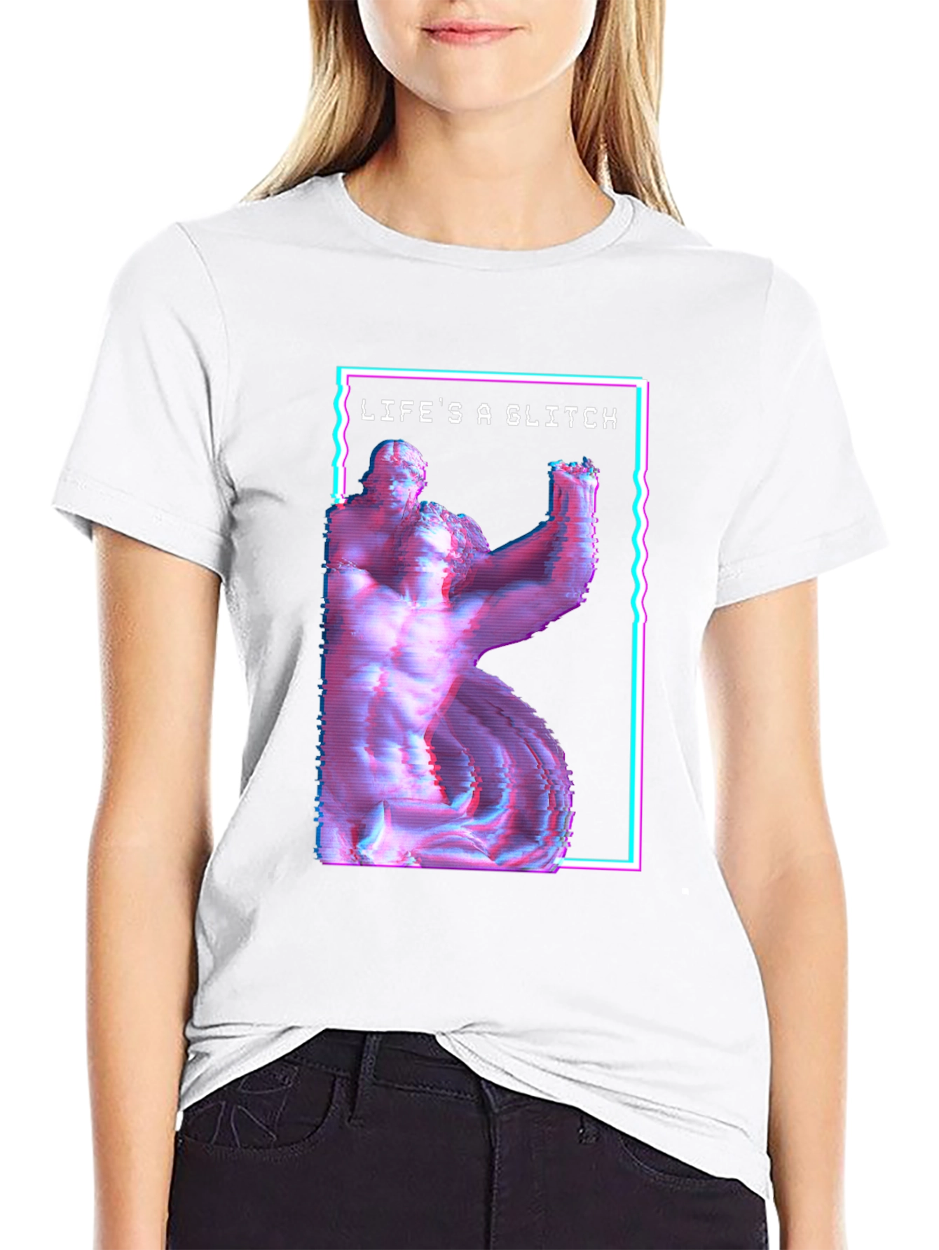 Lifes A Glitch T-Shirt - Vaporwave Aesthetic