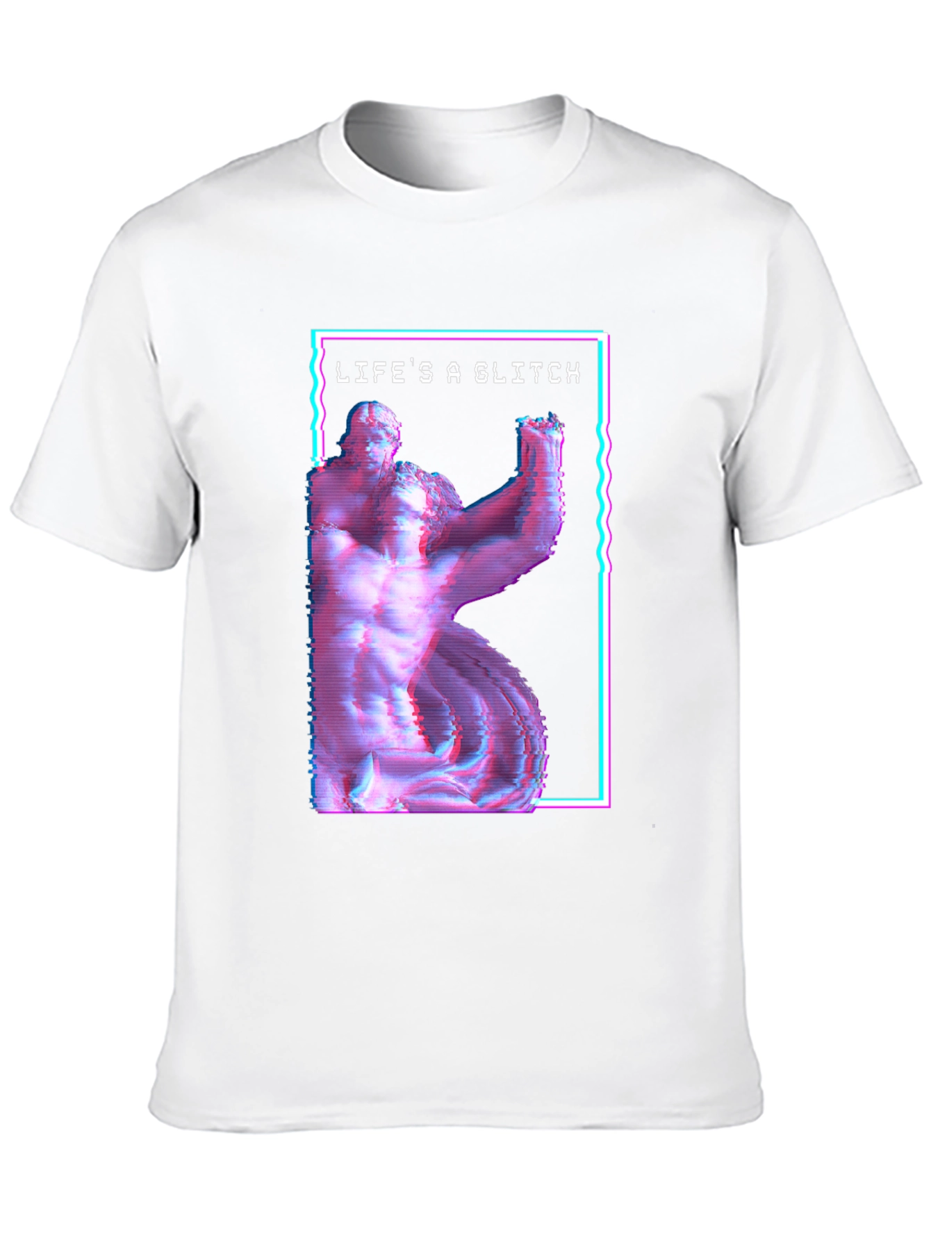 Lifes A Glitch T-Shirt - Vaporwave Aesthetic