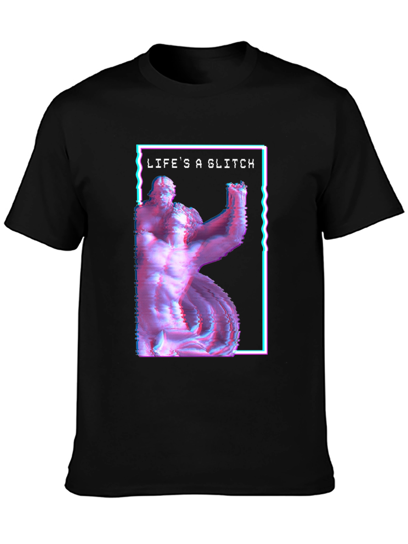 Lifes A Glitch T-Shirt - Vaporwave Aesthetic