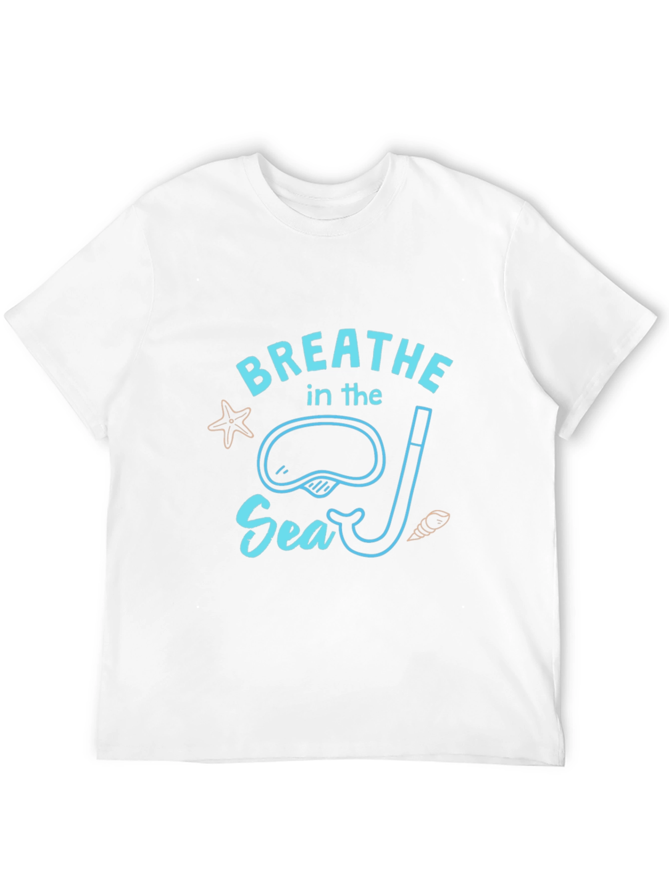Breathe In The Sea Black T-Shirt