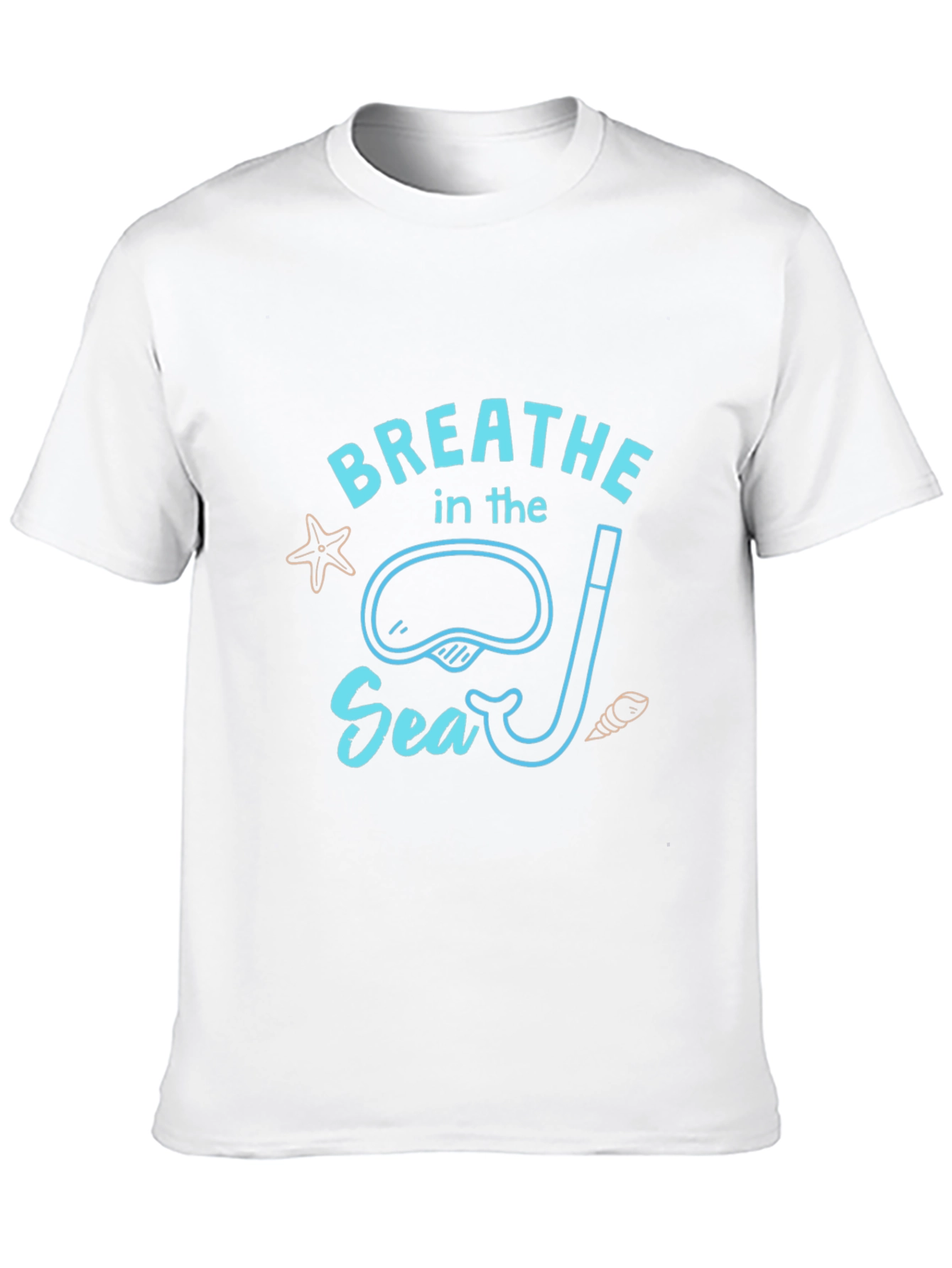 Breathe In The Sea Black T-Shirt