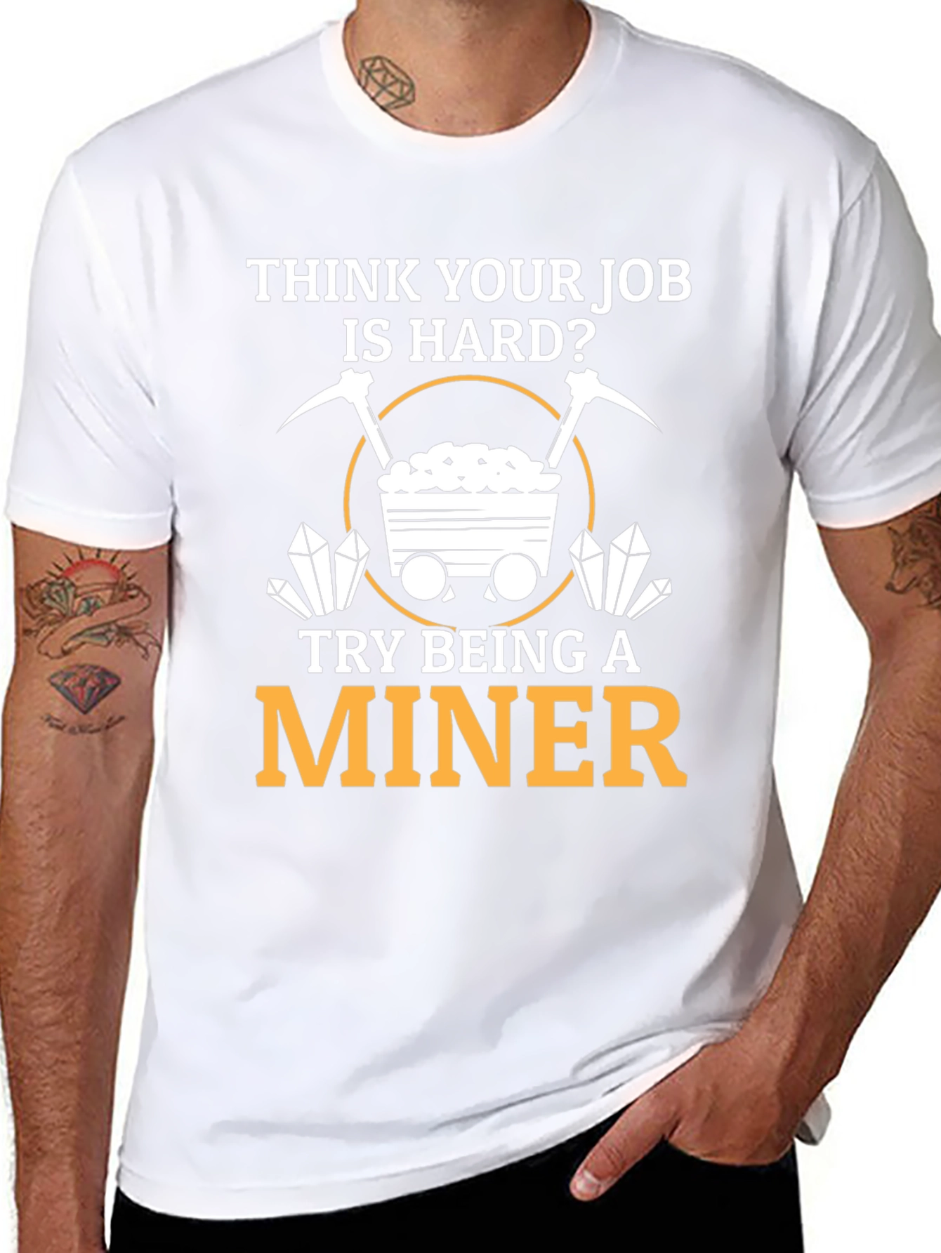 Miner T-Shirt - Hard Job Graphic Tee