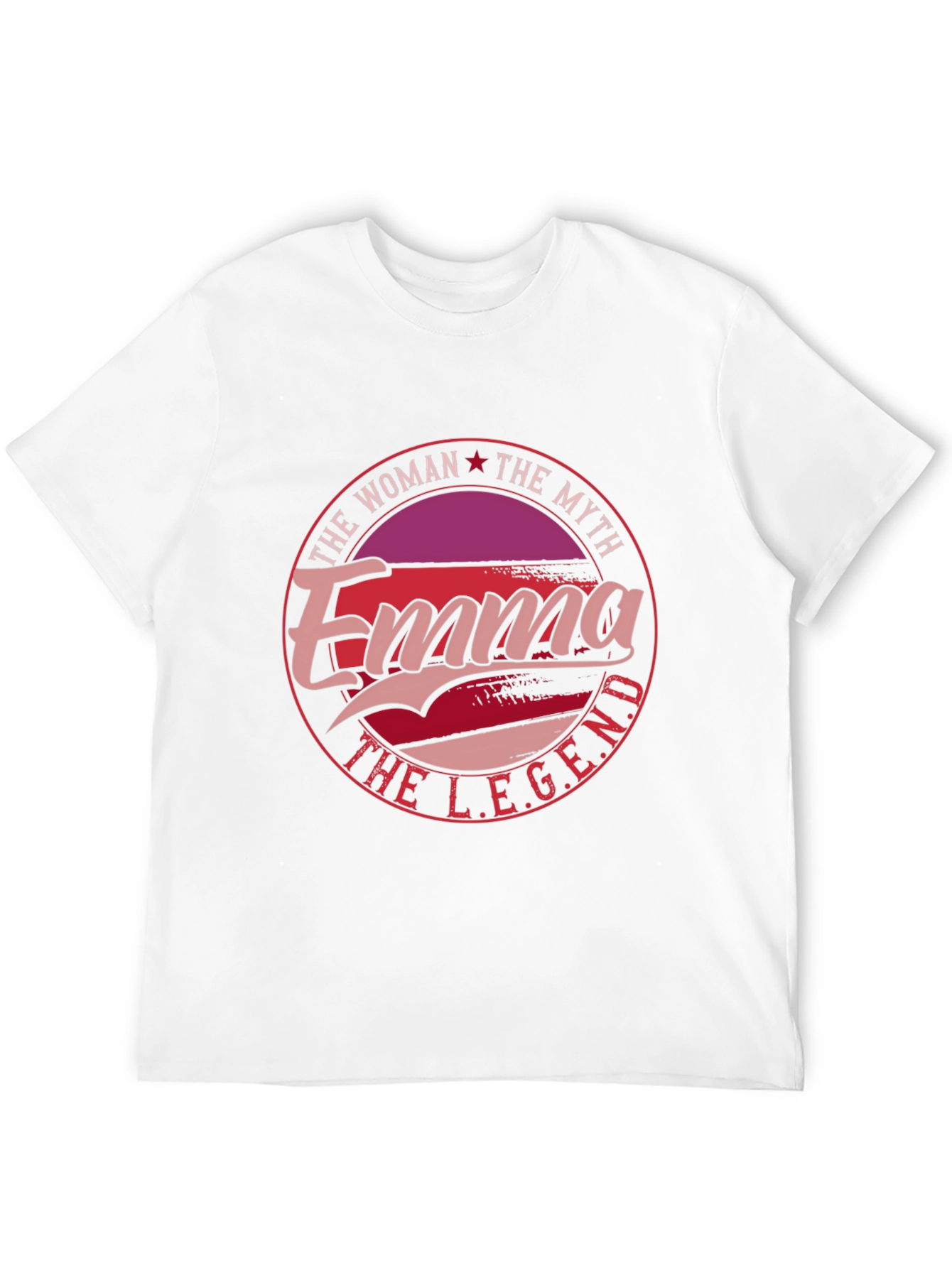 Emma The Woman The Myth The Legend Black T-Shirt