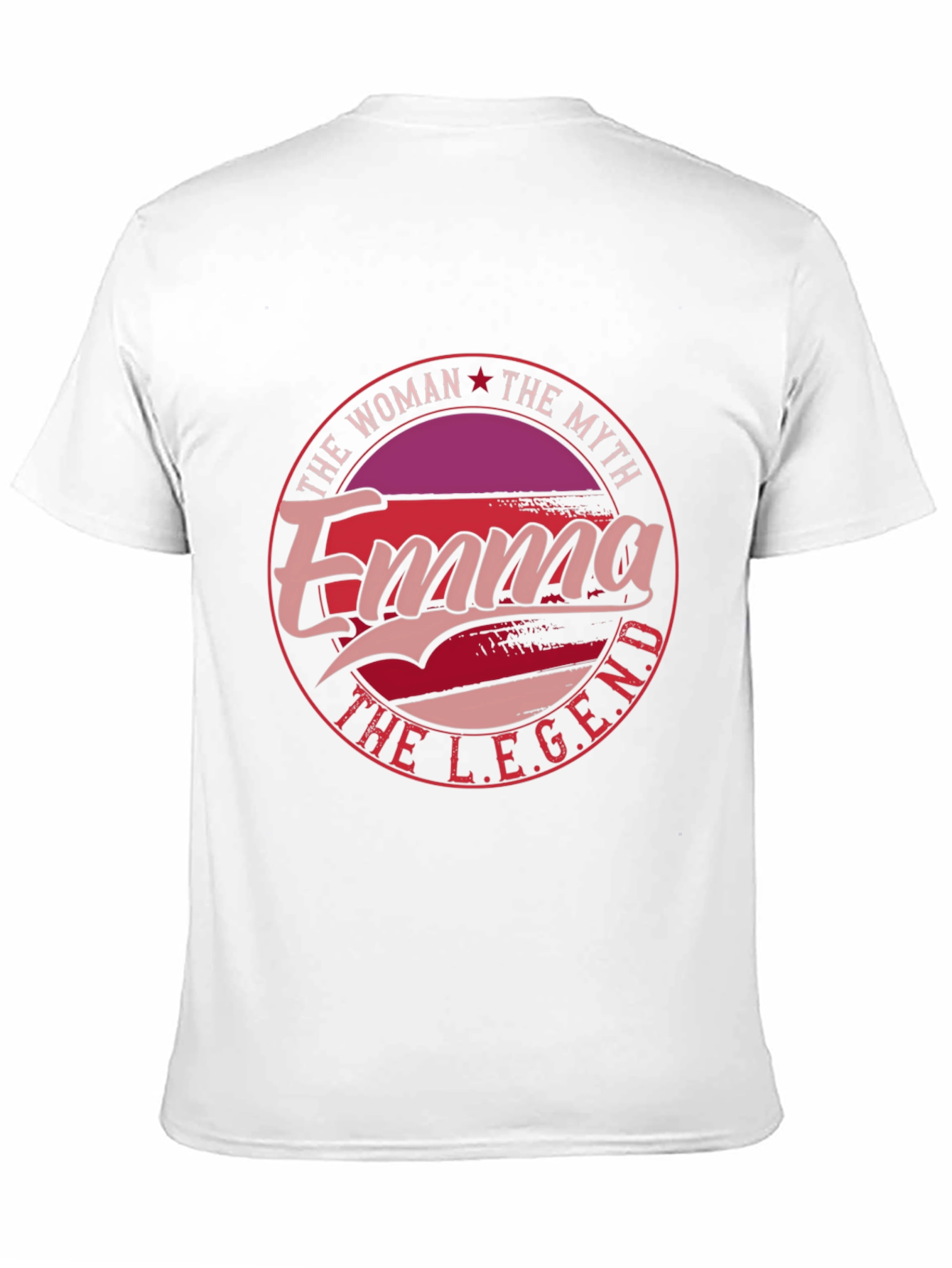 Emma The Woman The Myth The Legend Black T-Shirt