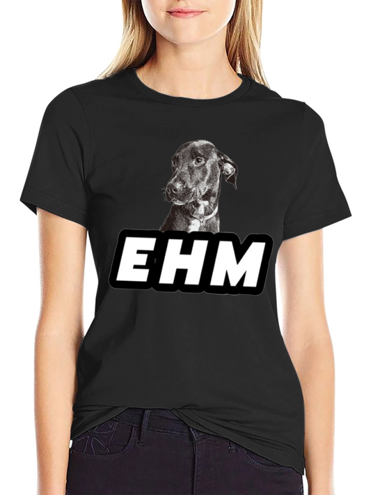 EHM Dog Graphic Black T-Shirt