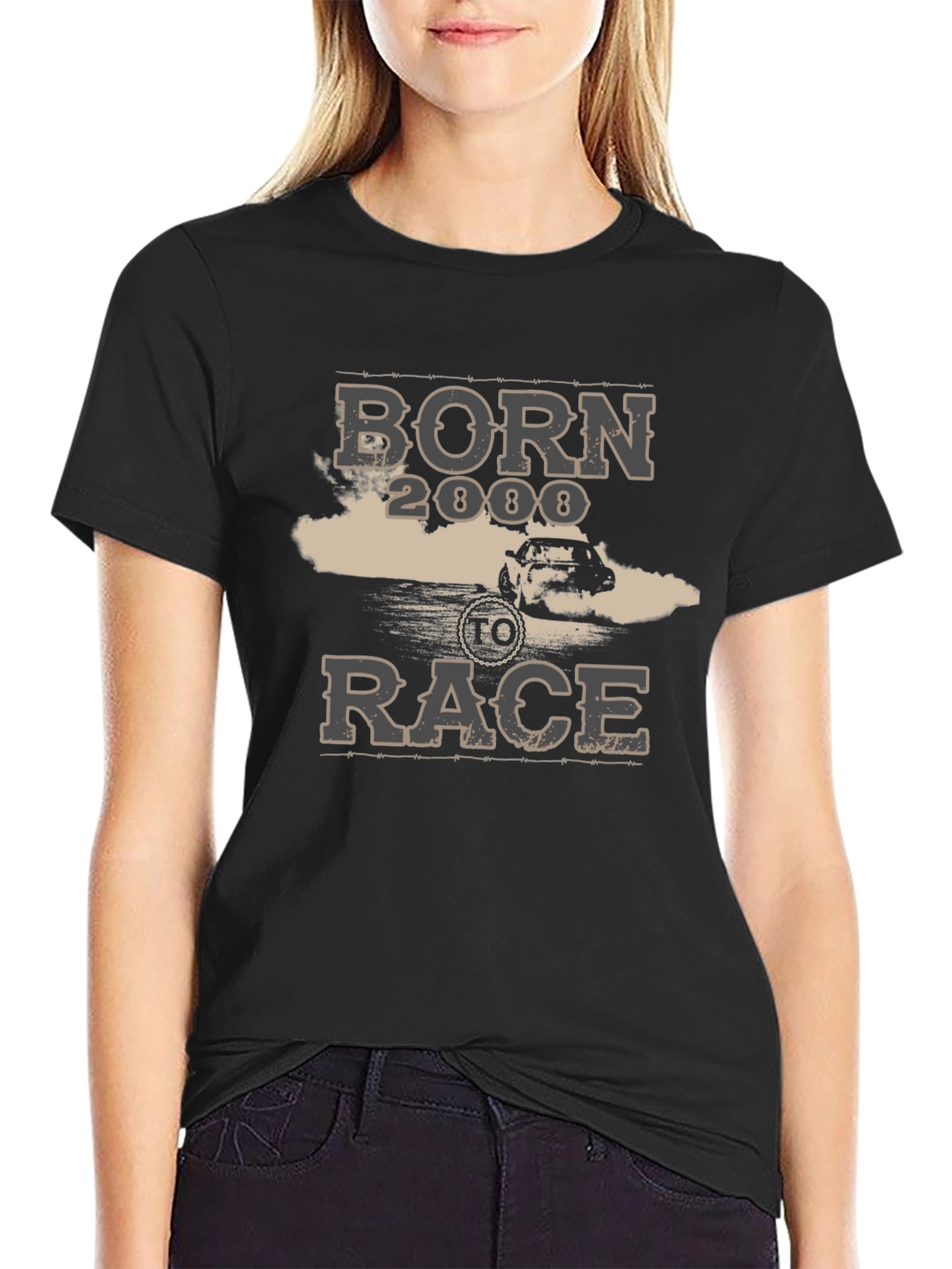 Born 2 Race Graphic T-Shirt