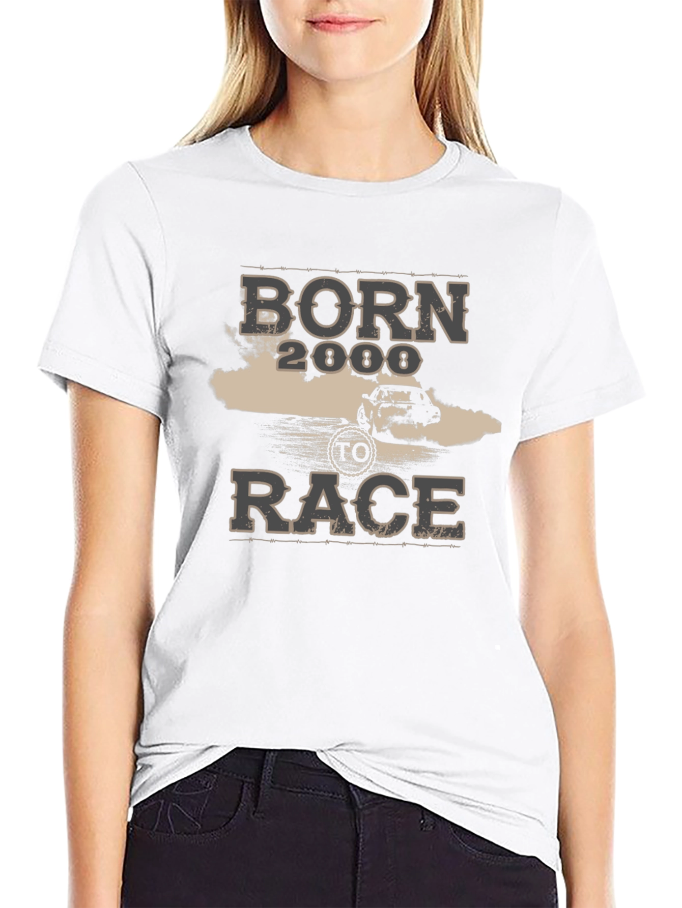 Born 2 Race Graphic T-Shirt