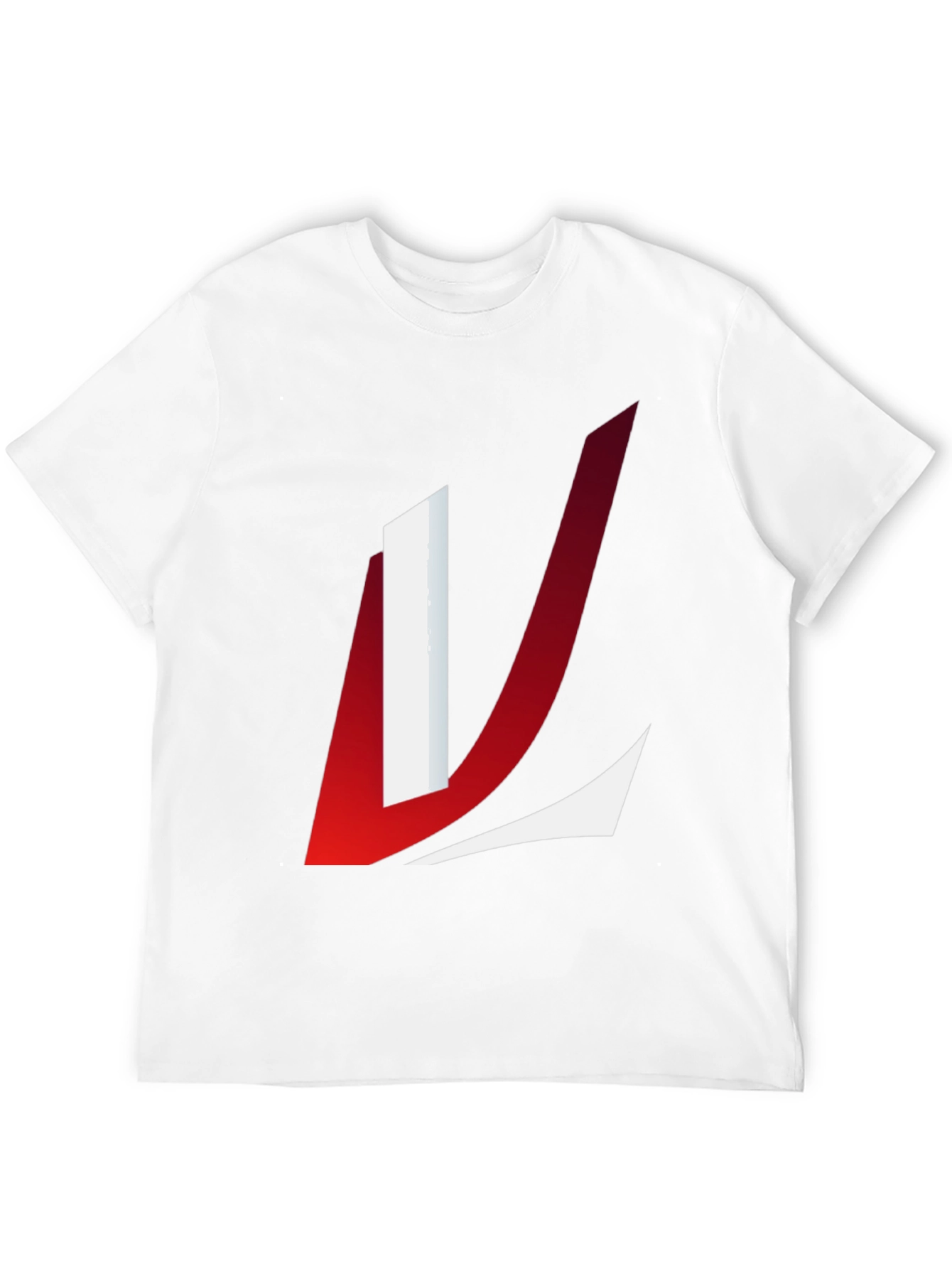Modern L Graphic Tee - Casual Black T-Shirt