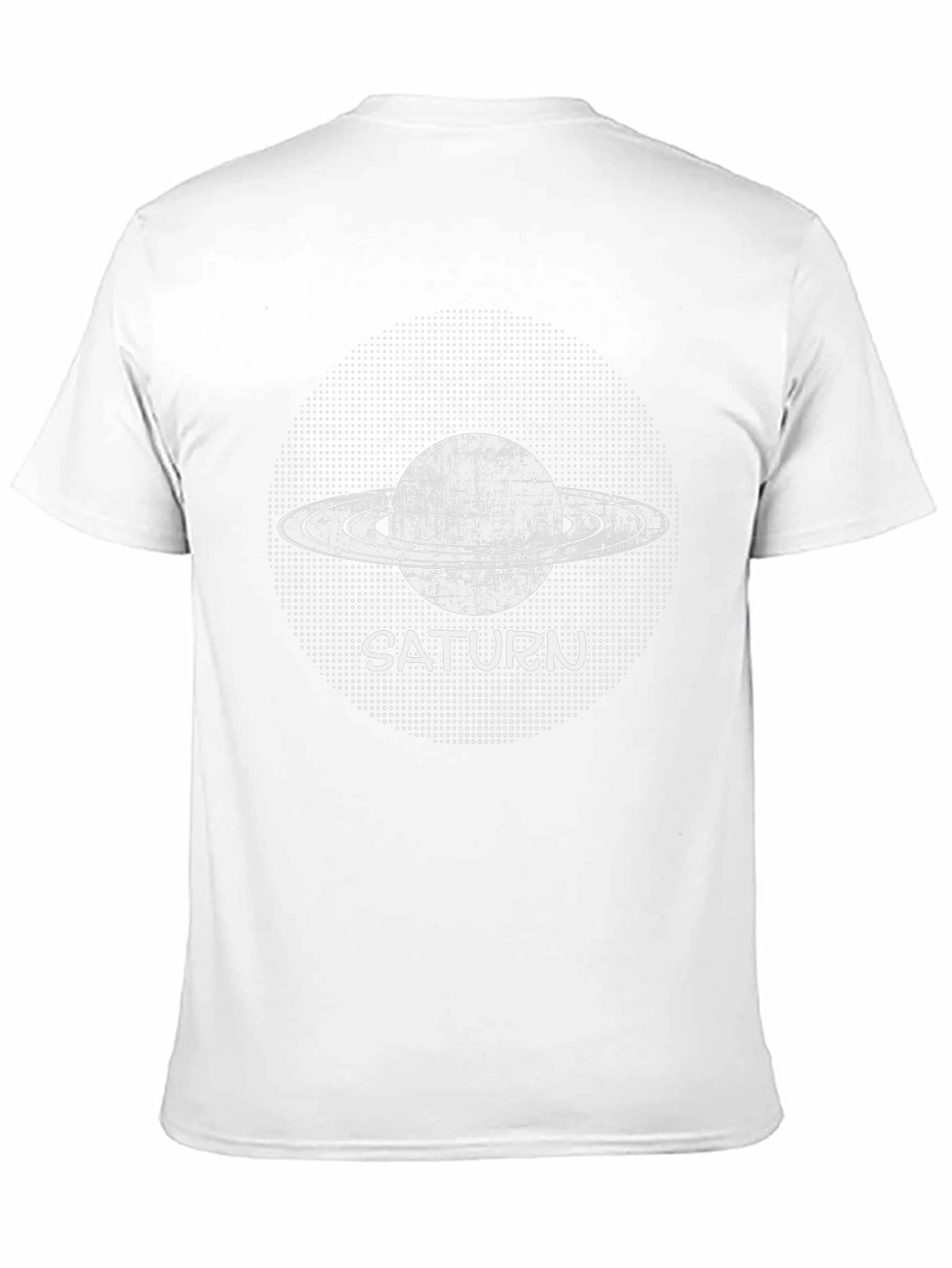 Saturn Graphic Tee - Black Cotton T-Shirt