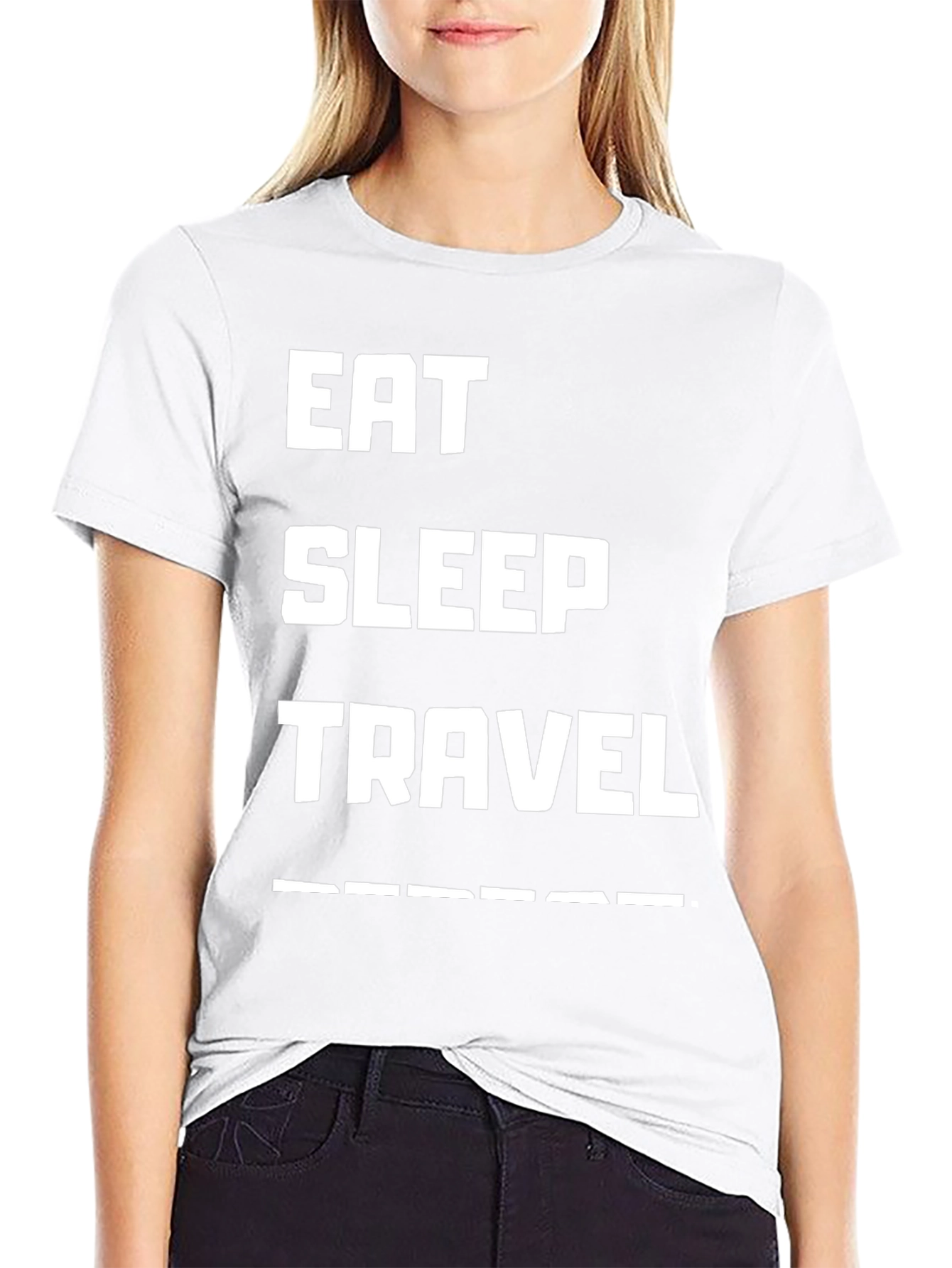 Eat Sleep Travel T-Shirt - Adventure Ready!