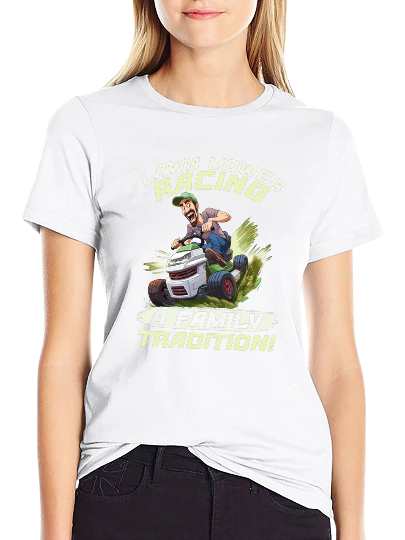 Lawn Mower Racing T-Shirt - Family Tradition Tee