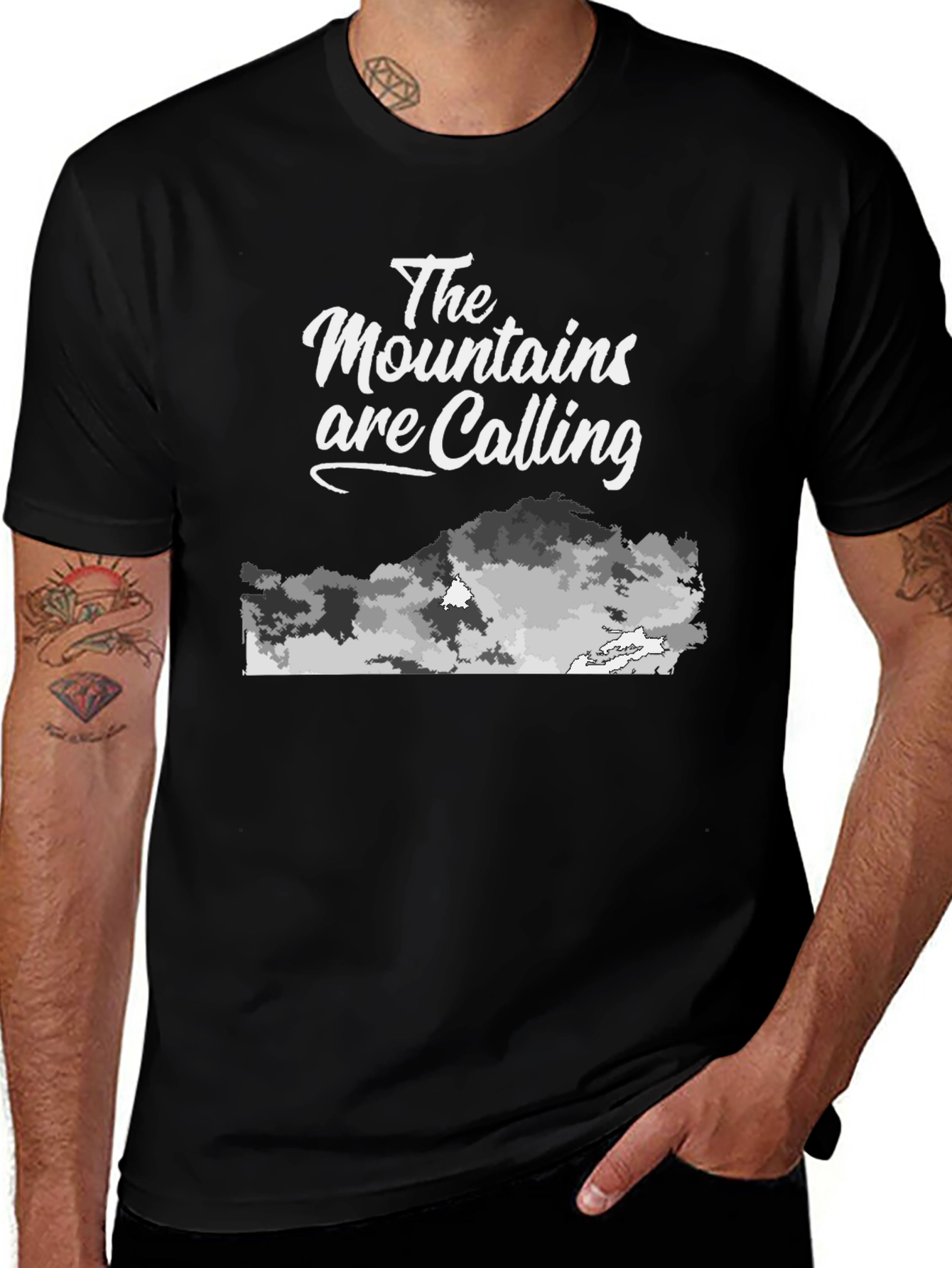 Mountains Are Calling Graphic Tee - Adventure Shirt