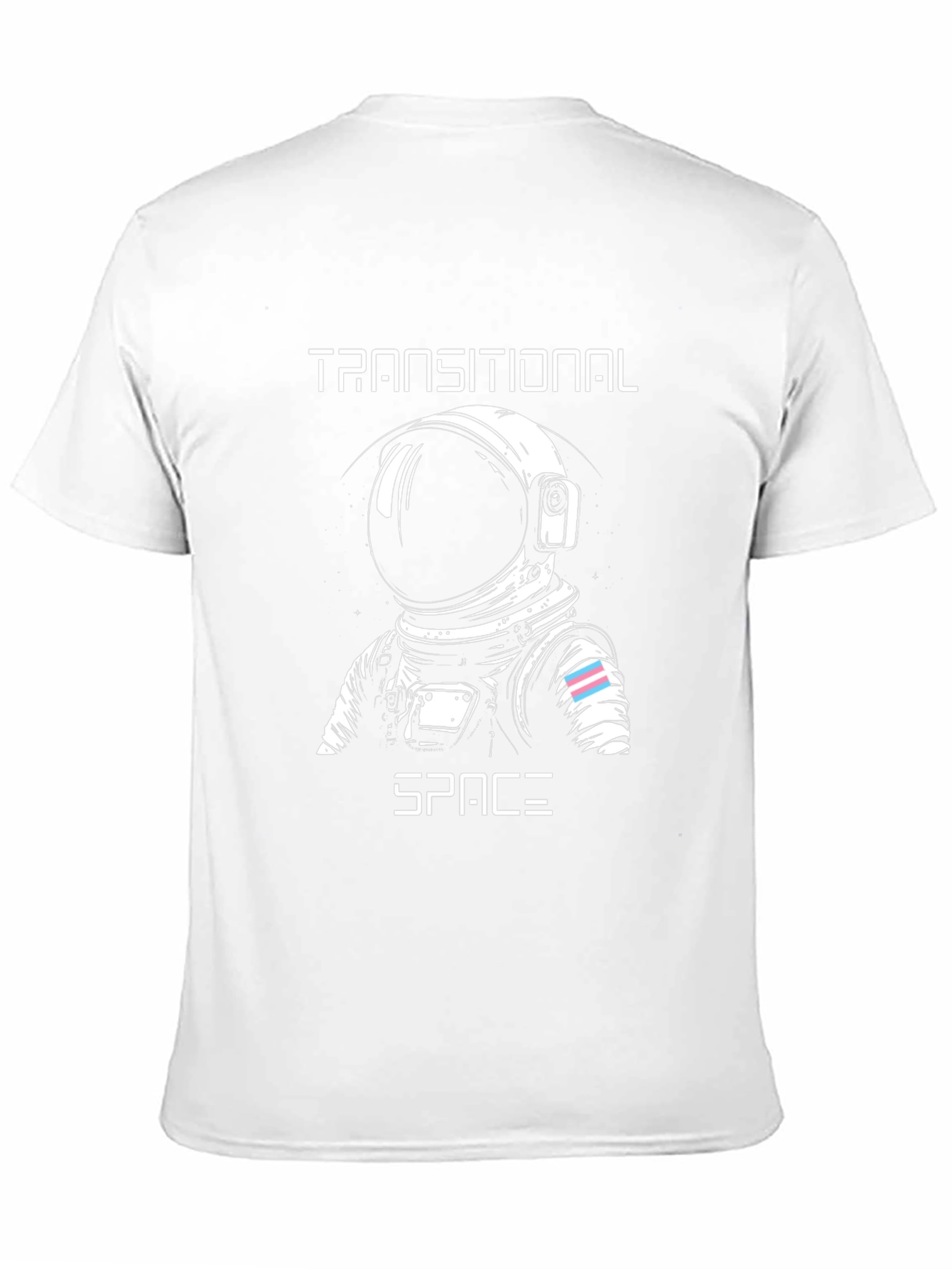 Transitional Space Astronaut T-Shirt - Black Cotton