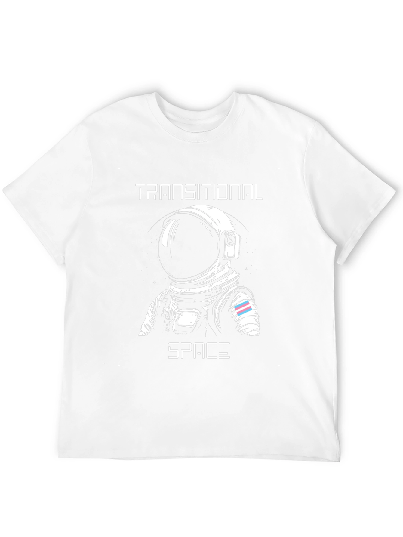 Transitional Space Astronaut T-Shirt - Black Cotton