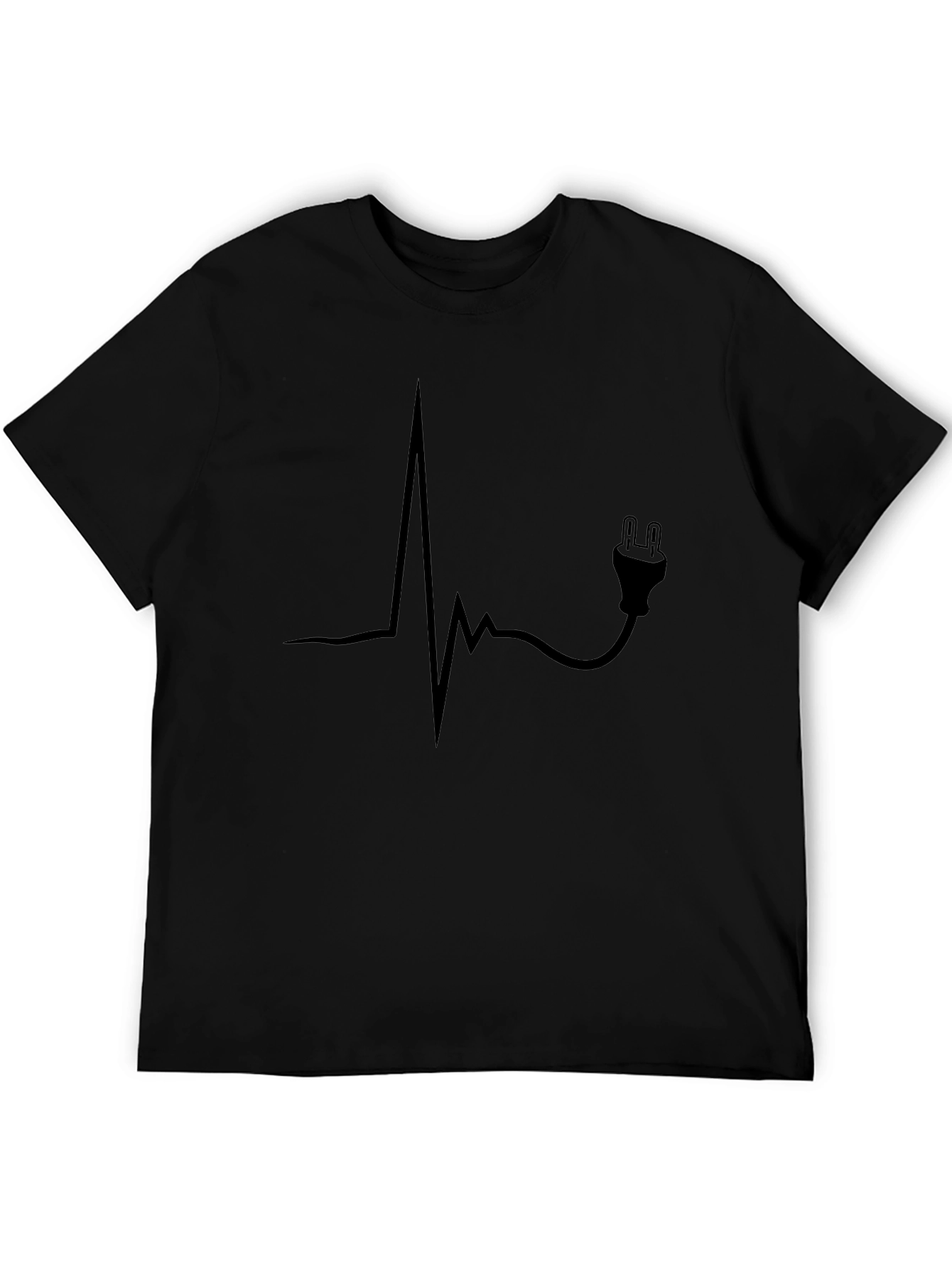 Electrical Heartbeat T-Shirt - Funny Electrician Tee