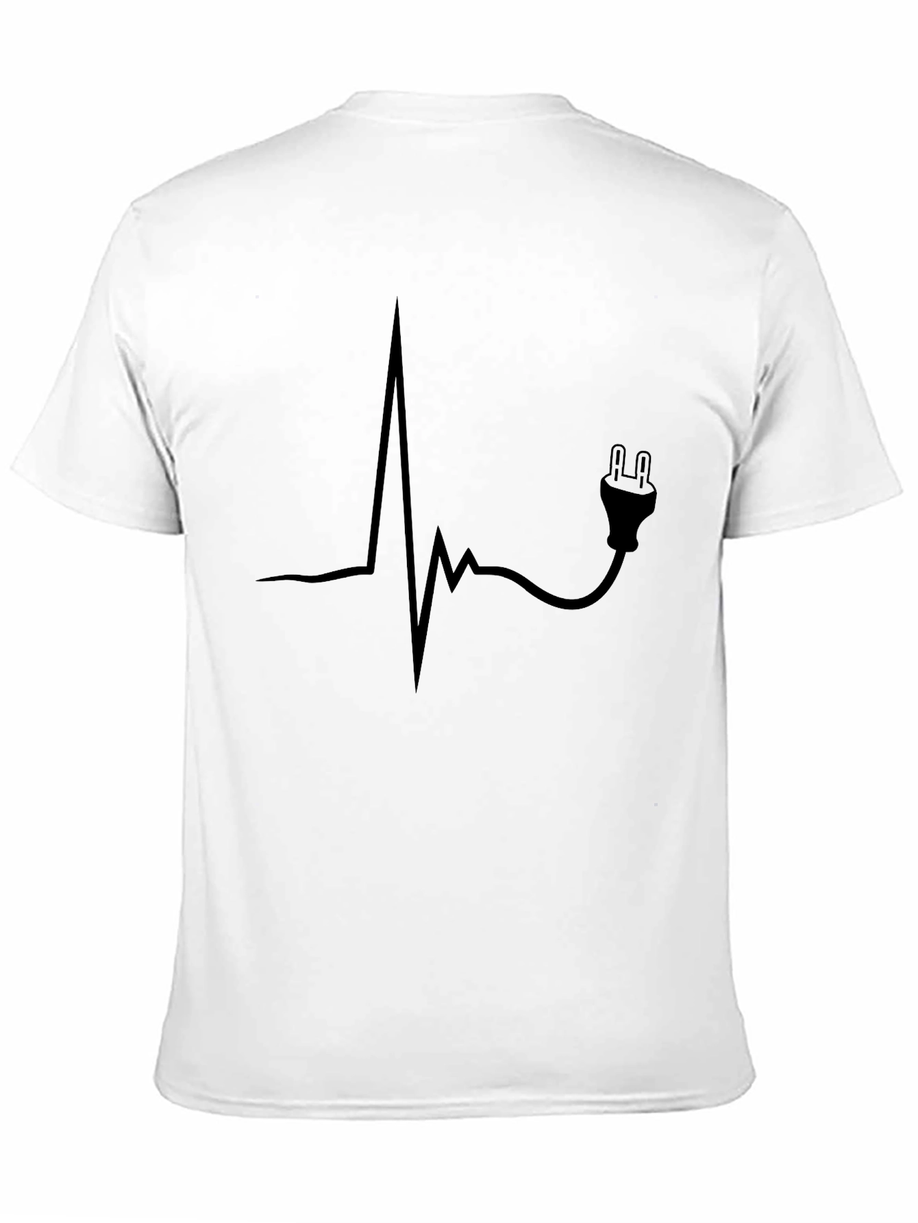 Electrical Heartbeat T-Shirt - Funny Electrician Tee