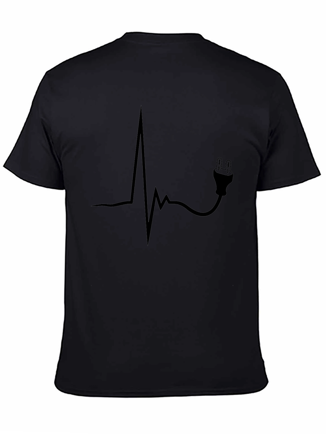 Electrical Heartbeat T-Shirt - Funny Electrician Tee
