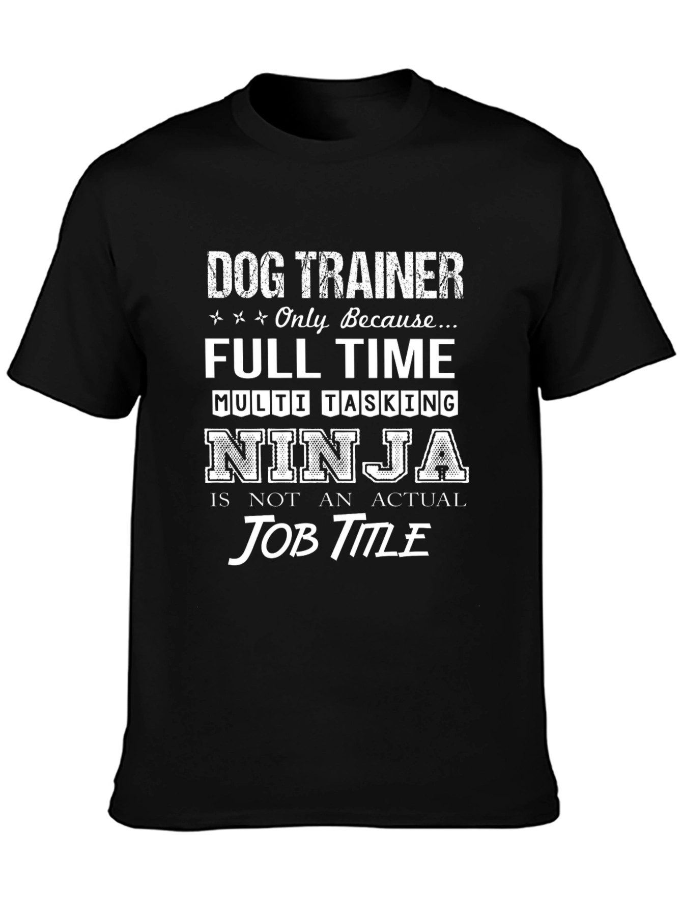 Dog Trainer Ninja Graphic T-Shirt