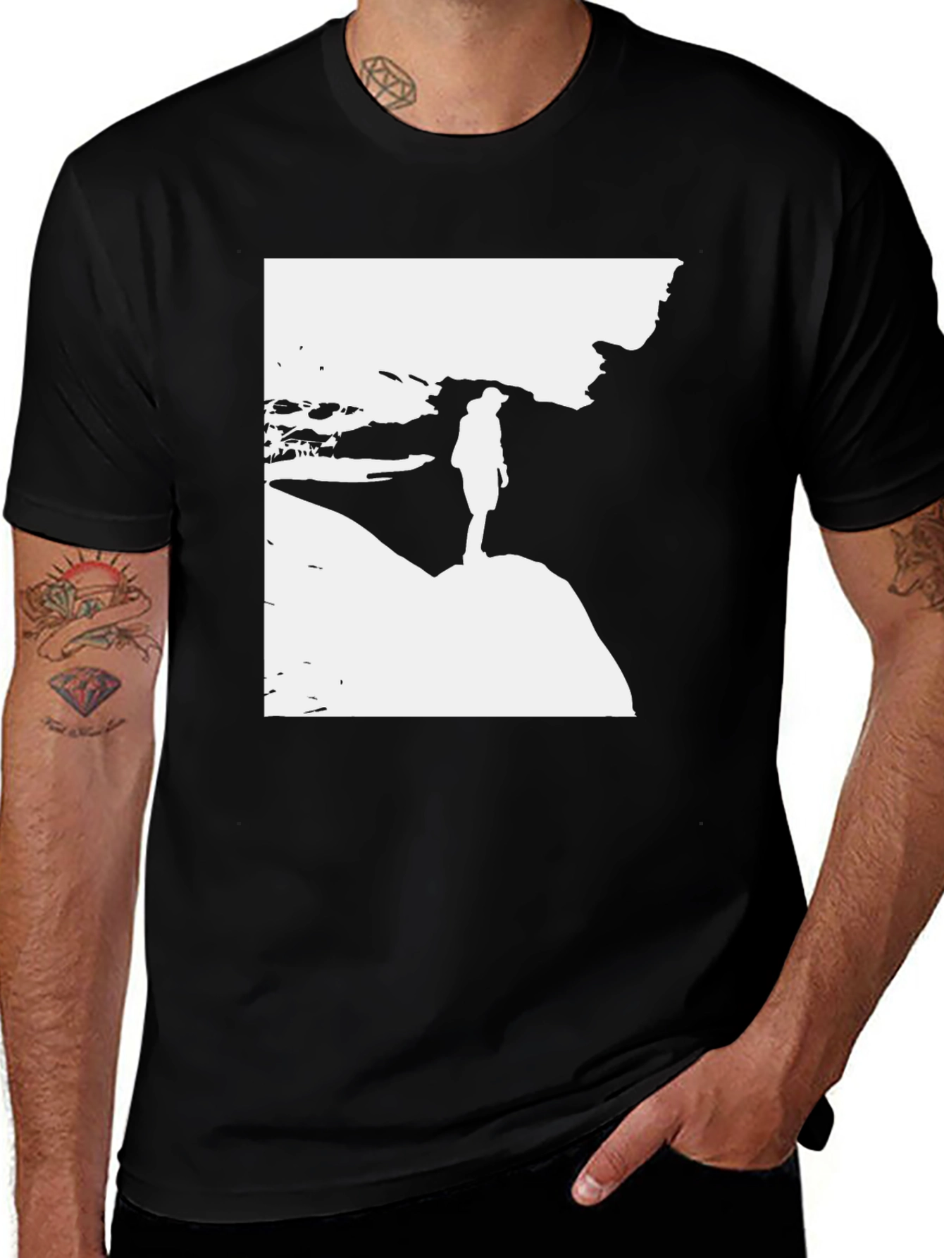 Abstract Landscape Graphic Tee