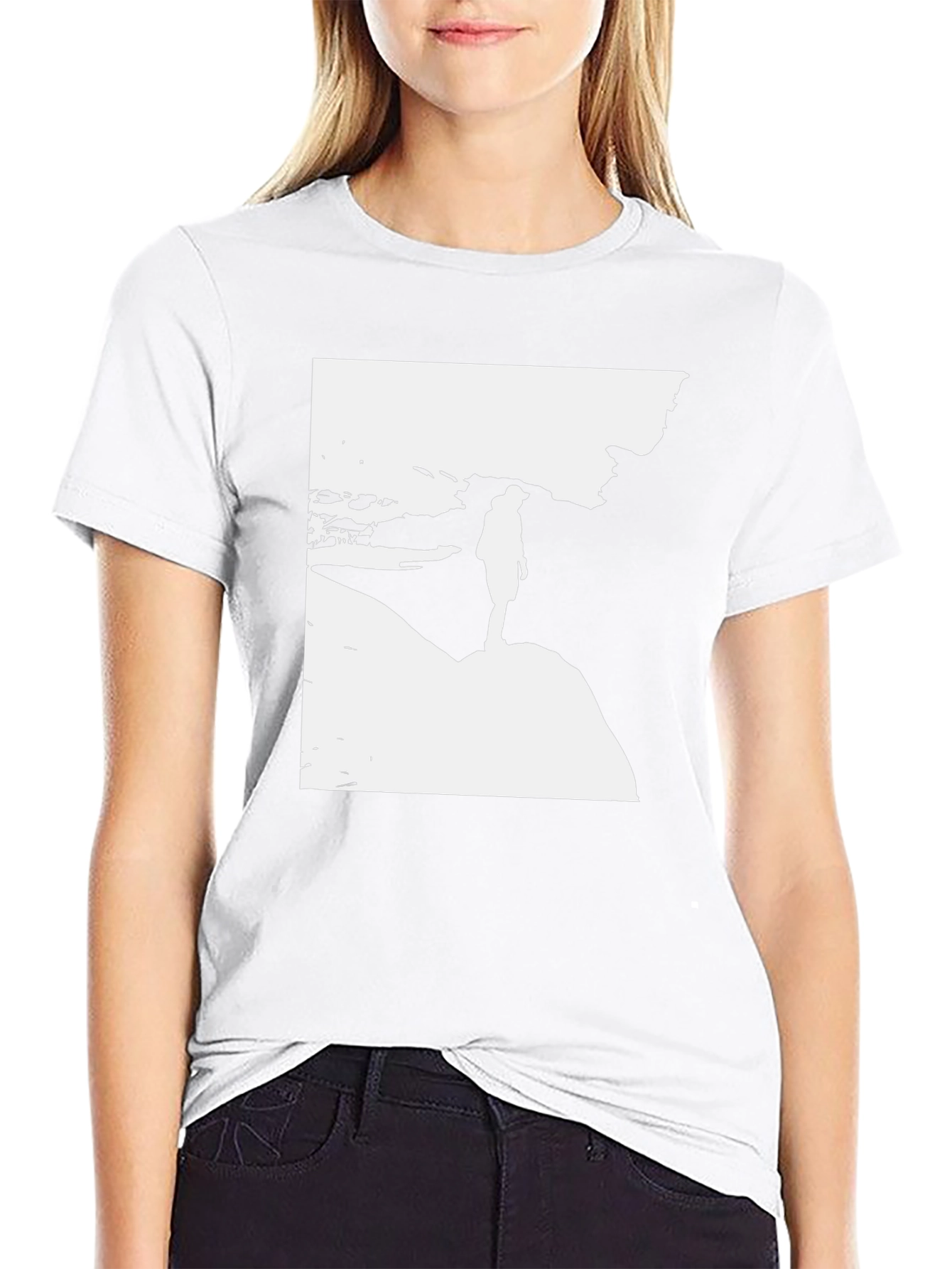 Abstract Landscape Graphic Tee