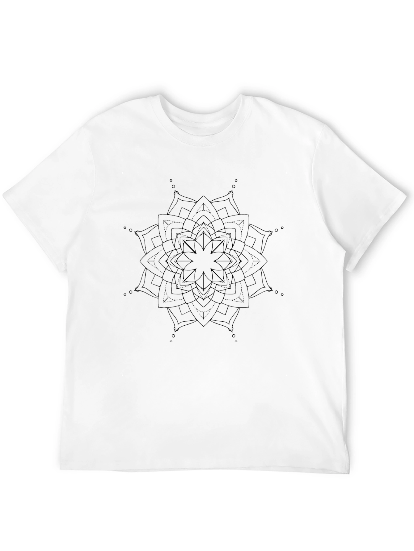 Mandala Graphic Black Tee