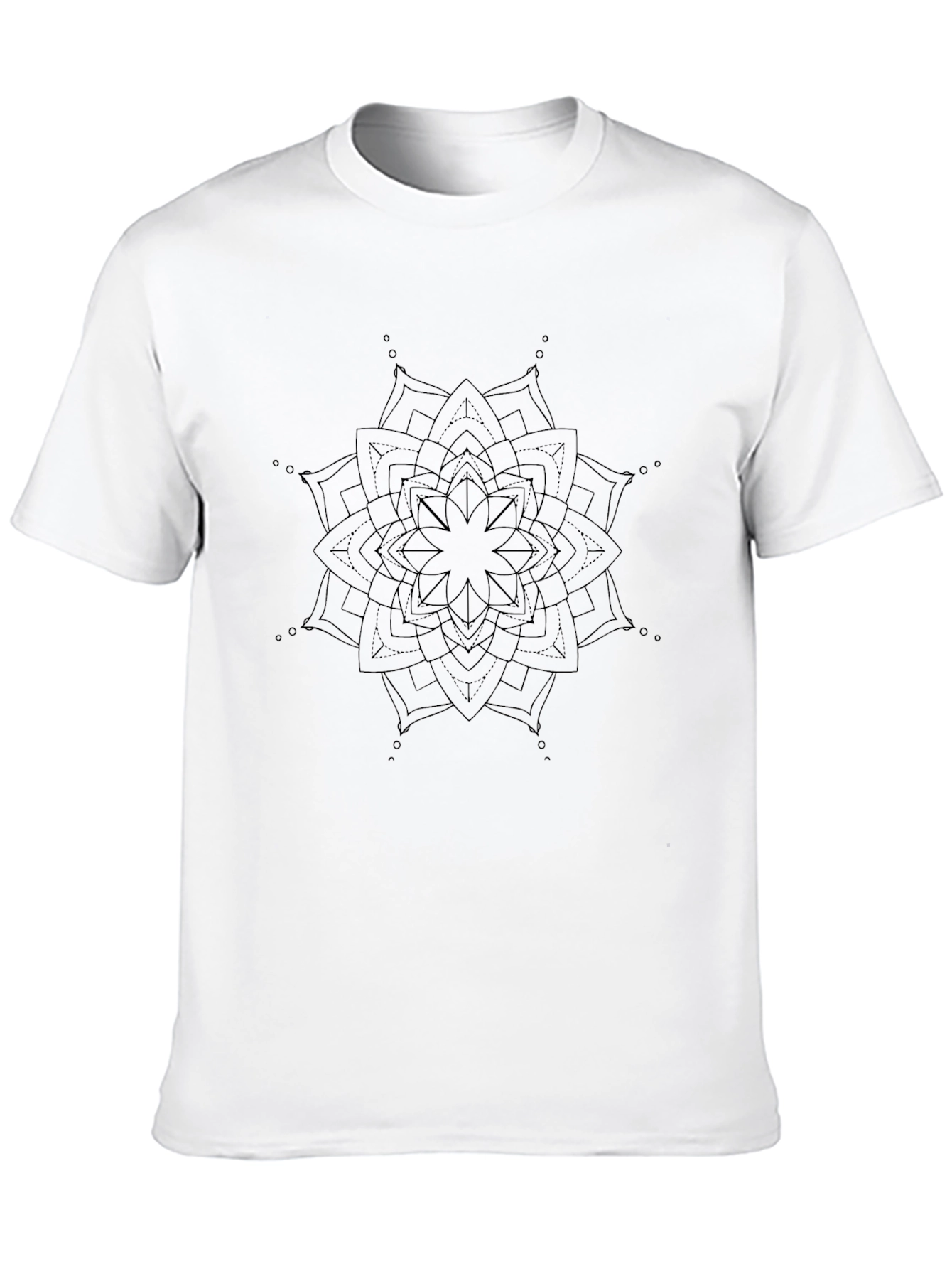 Mandala Graphic Black Tee