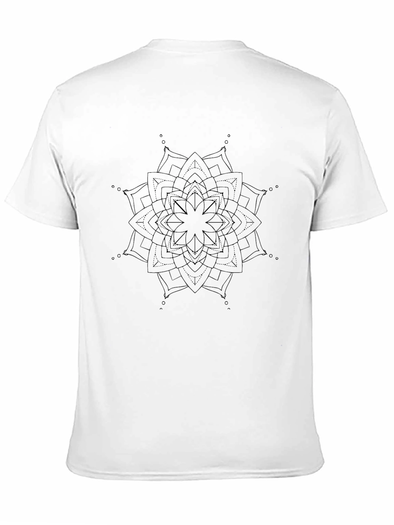 Mandala Graphic Black Tee