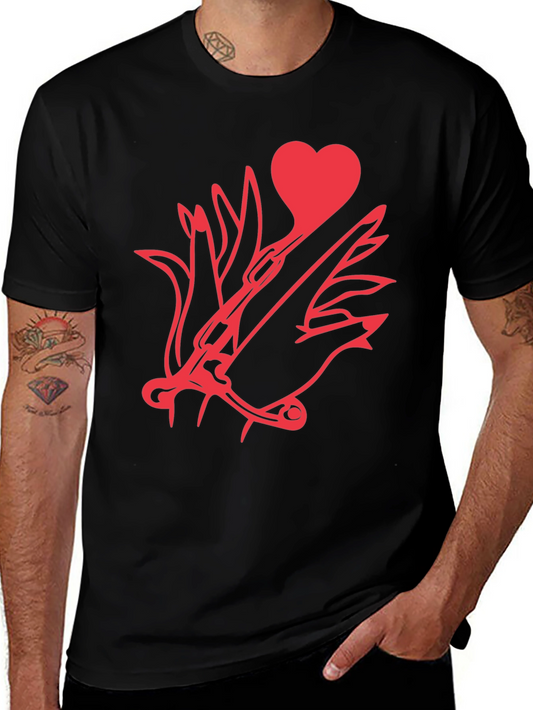 Heart & Dagger Black T-Shirt