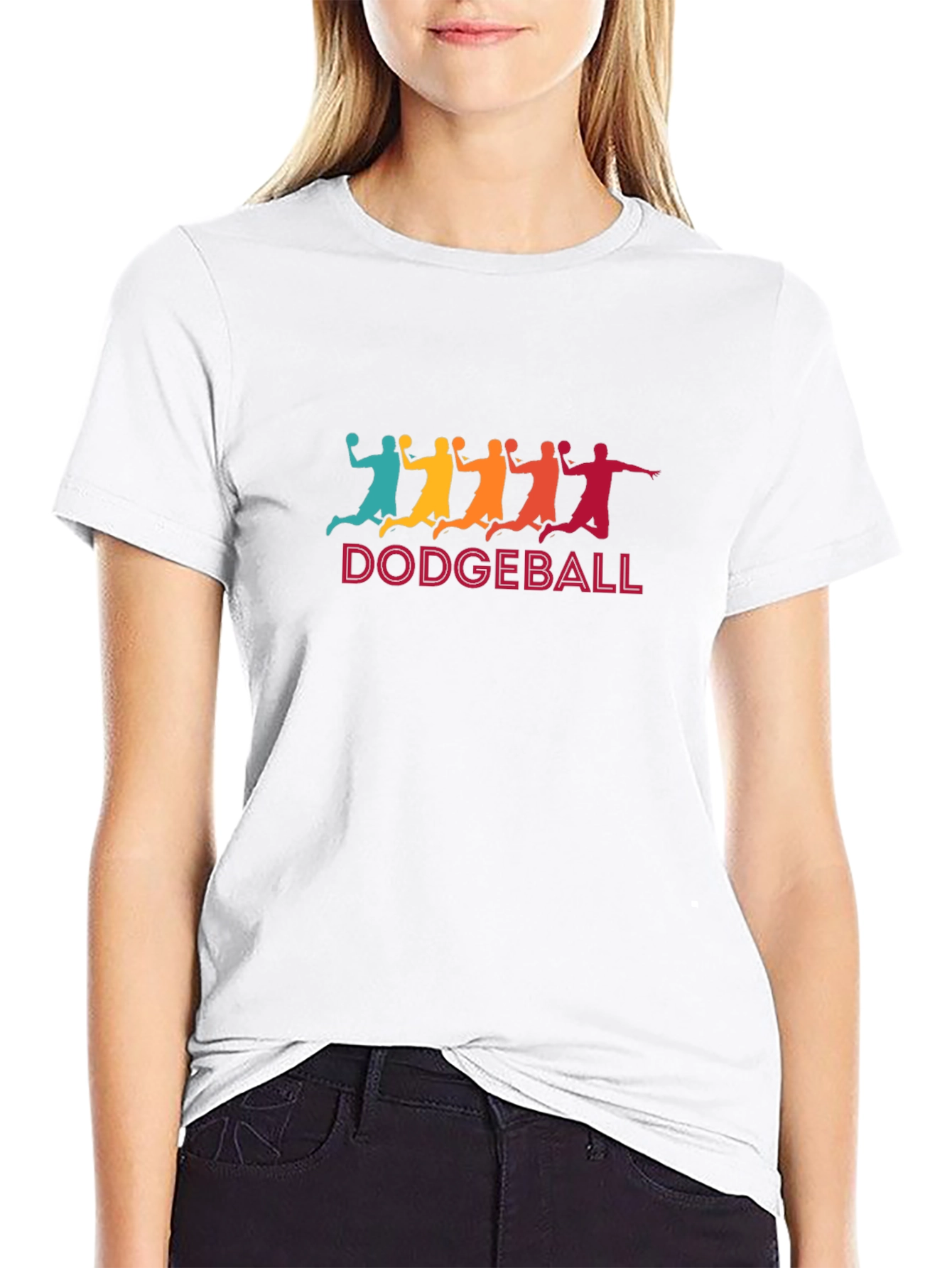 Retro Dodgeball Player Graphic Tee